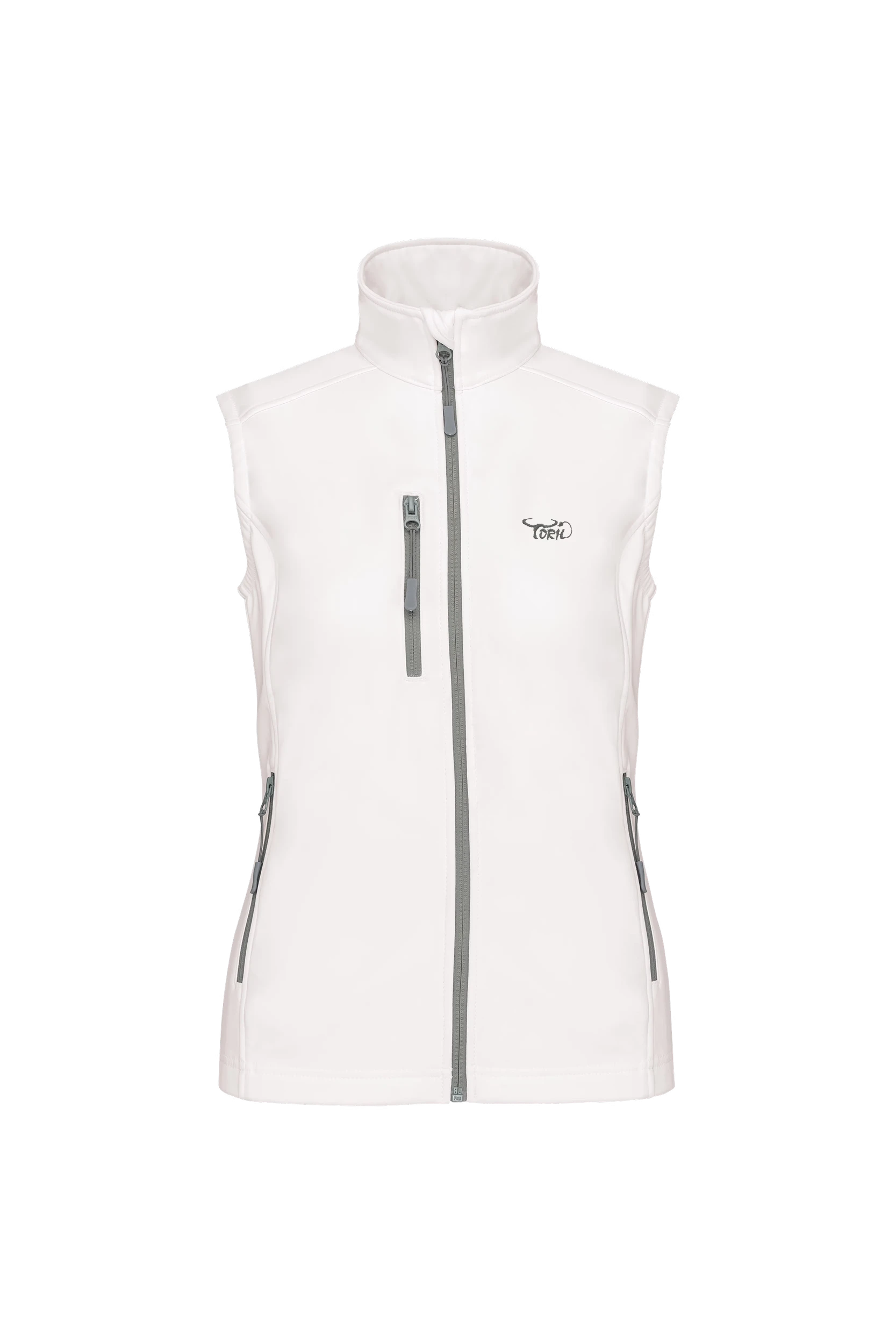 Gilet sans manches softshell blanc