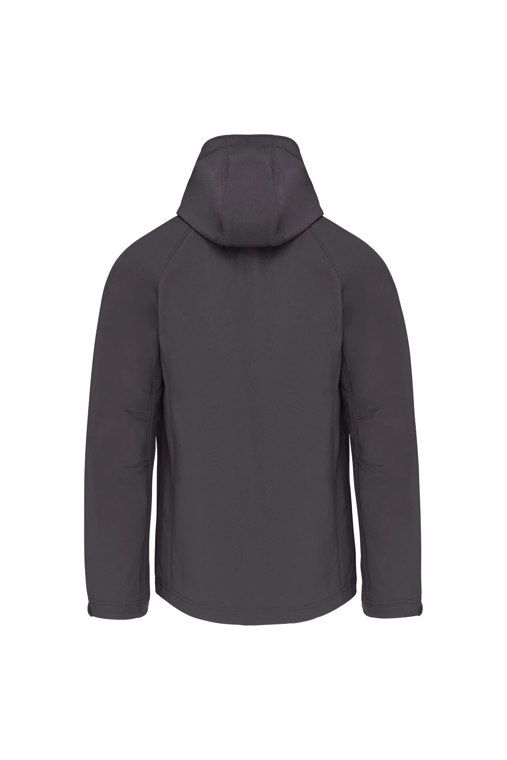 Veste softshell à capuche amovible titane
