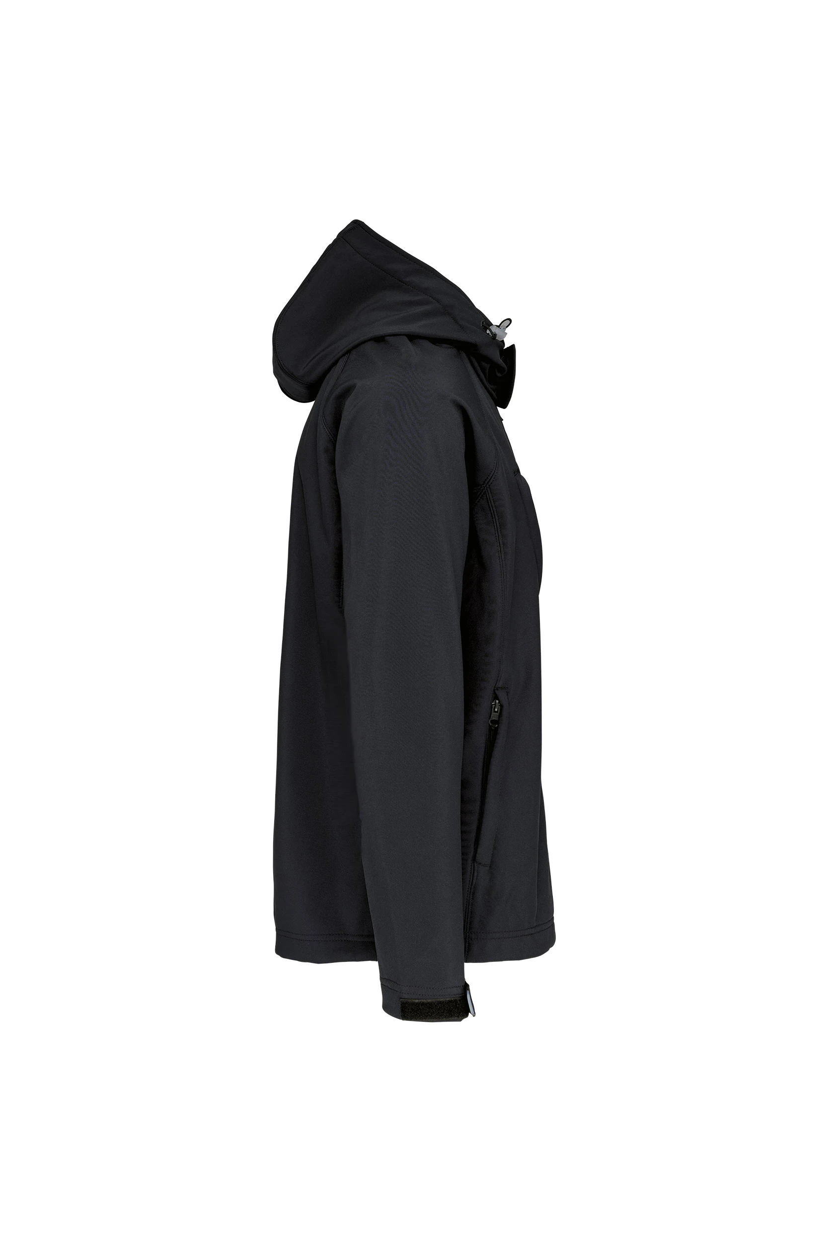 Veste softshell à capuche amovible noir