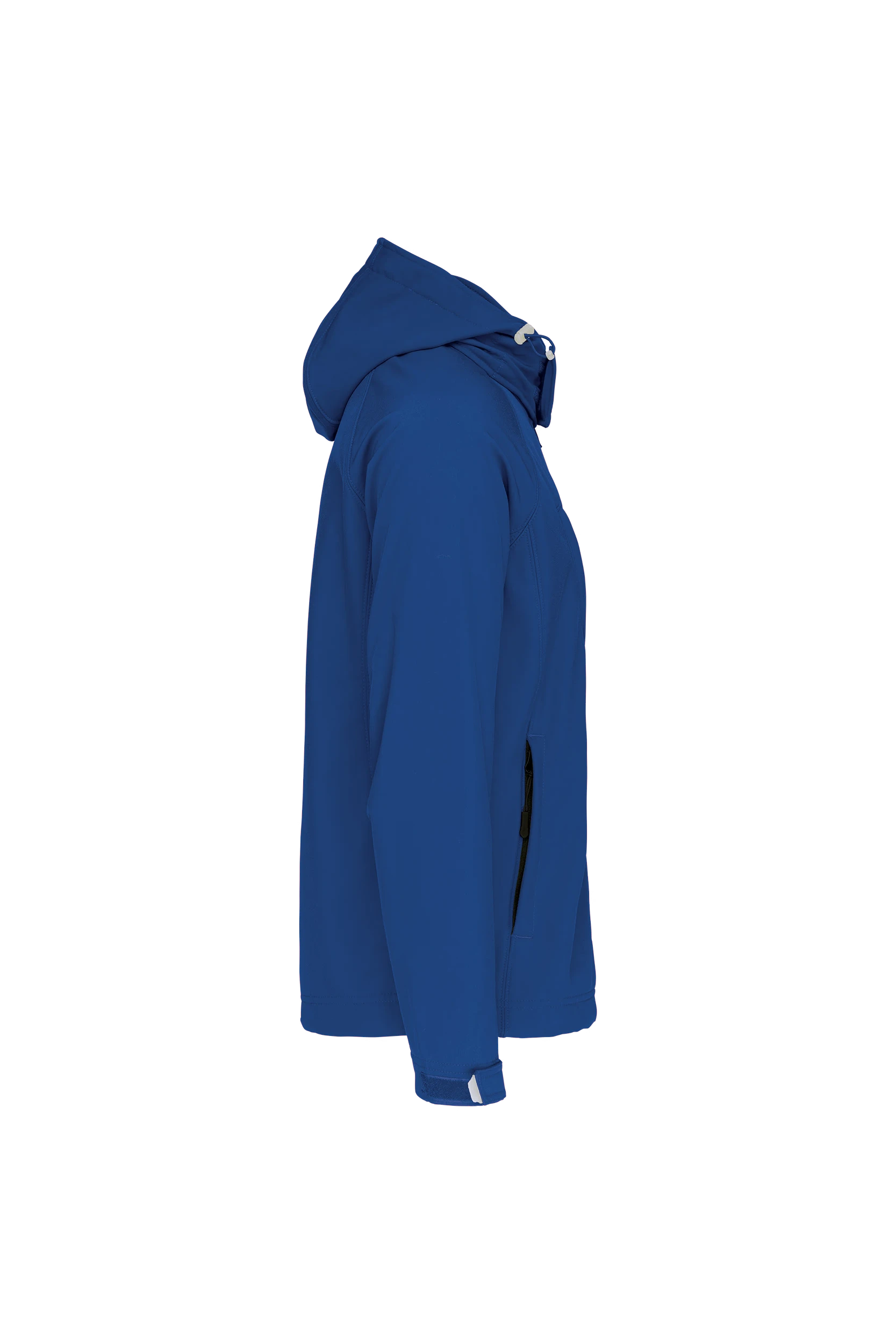 Veste softshell à capuche amovible bleu