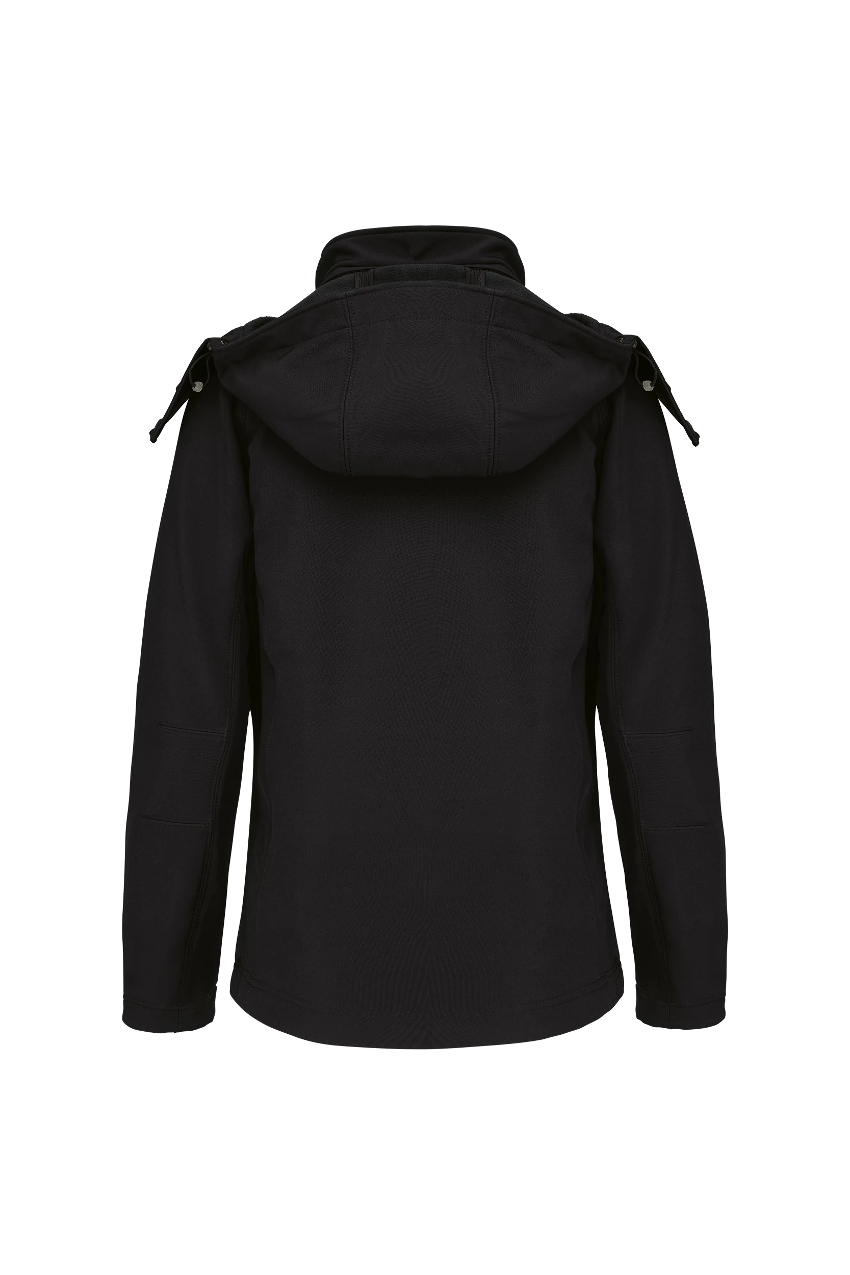 Veste softshell à capuche amovible noir
