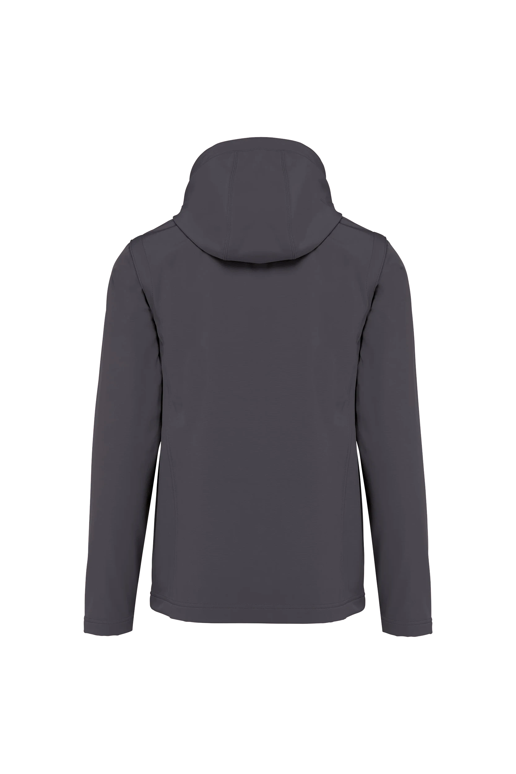 Veste Softshell à capuche avec manches amovibles unisexe titane