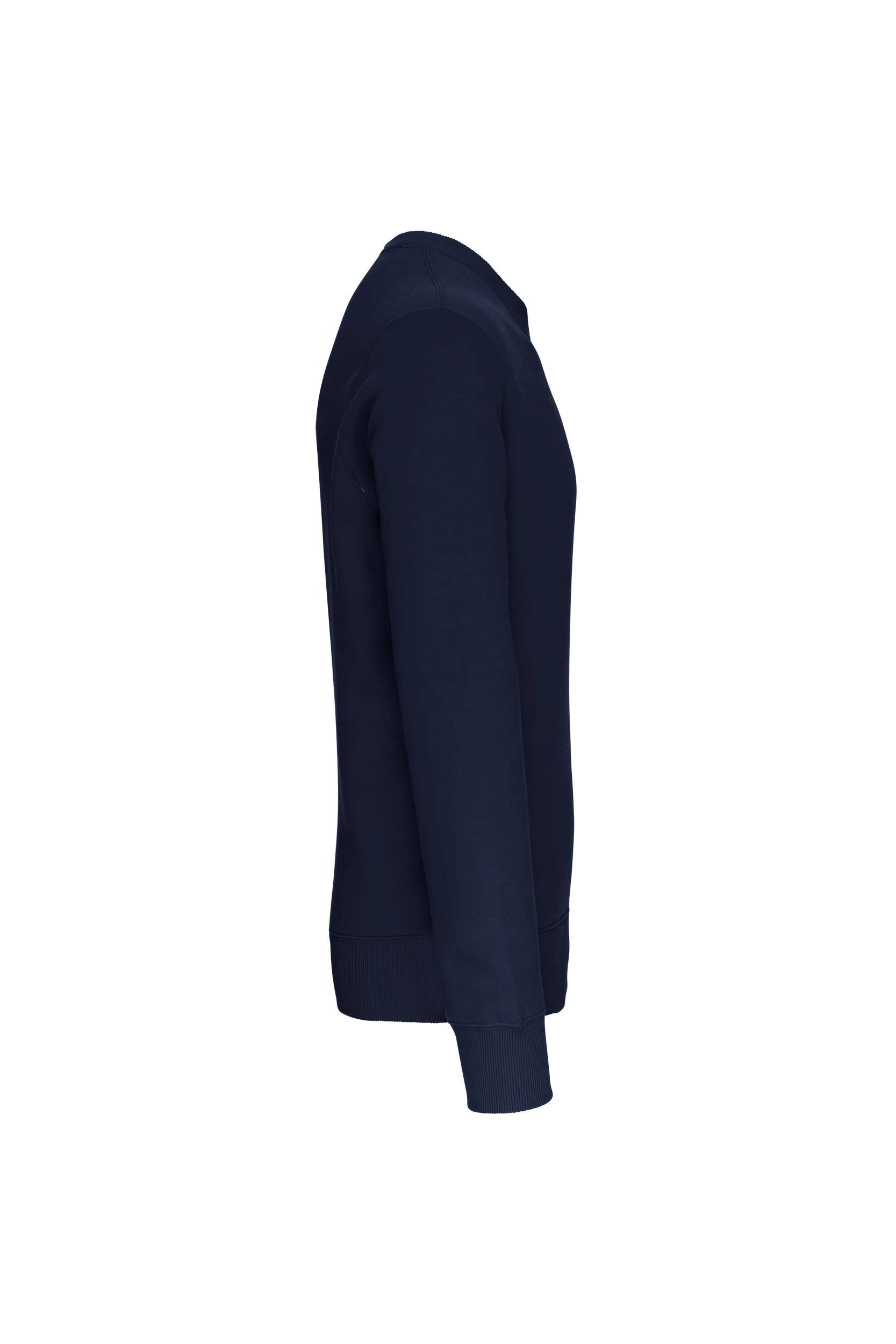 Sweat-shirt col rond unisexe marine