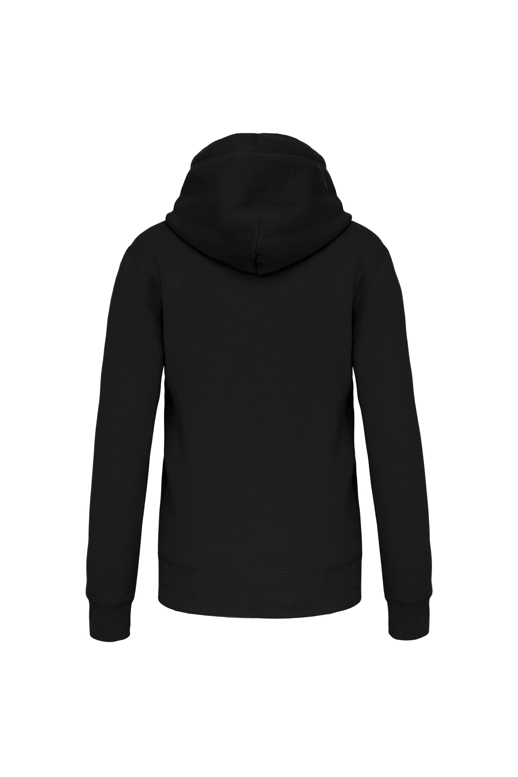 Sweat shirt capuche unisexe noir