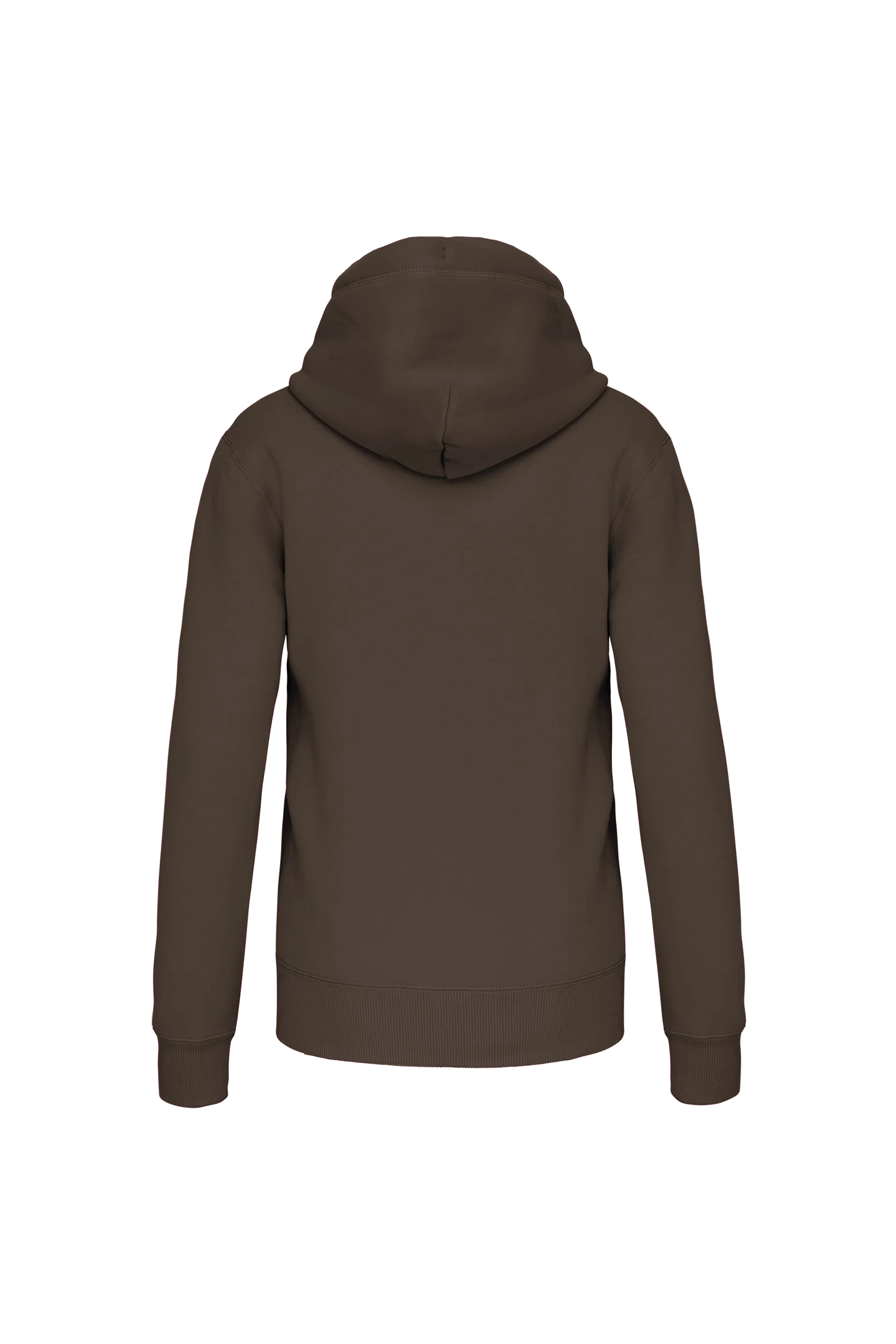 Sweat shirt capuche unisexe kaki
