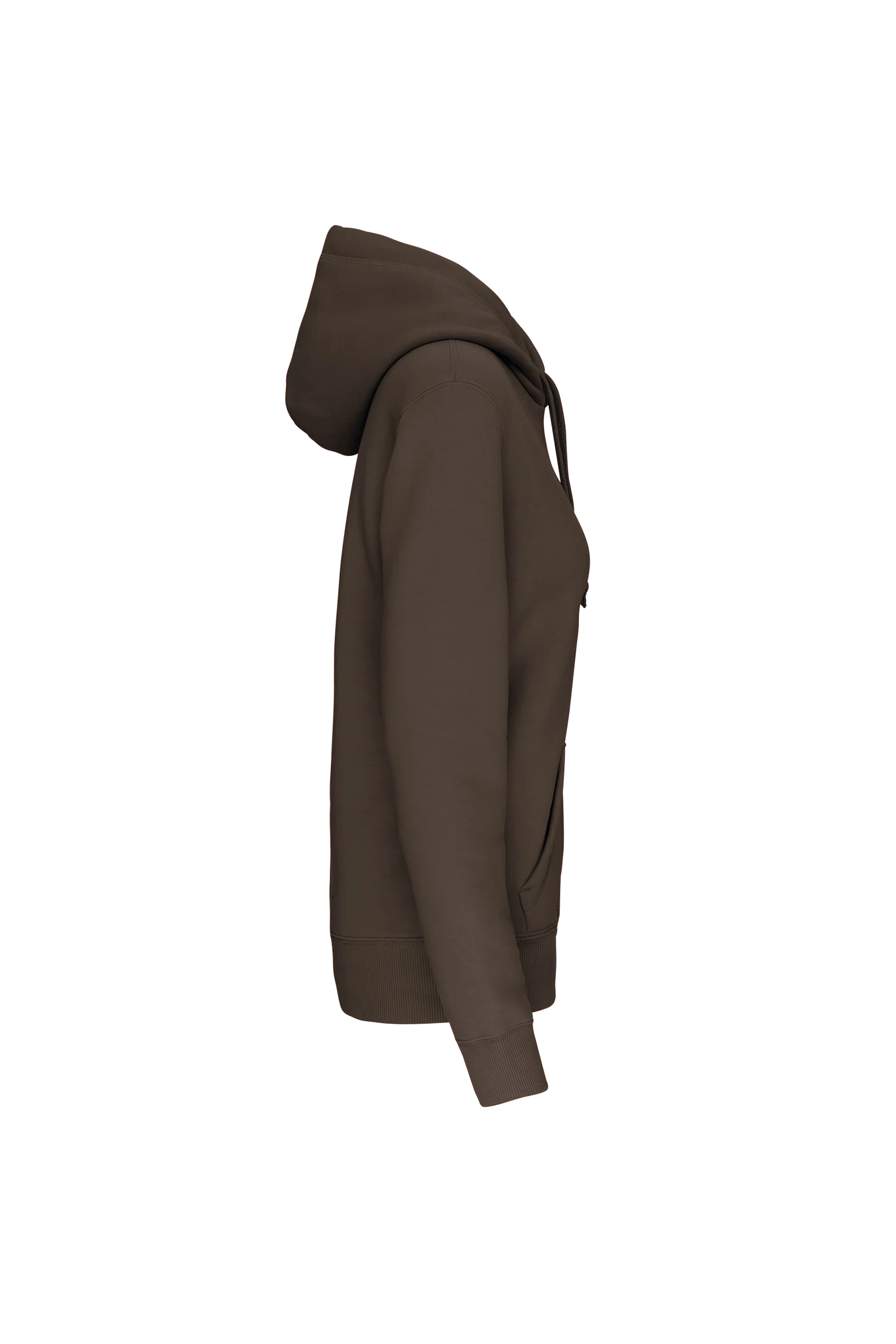 Sweat shirt capuche unisexe kaki
