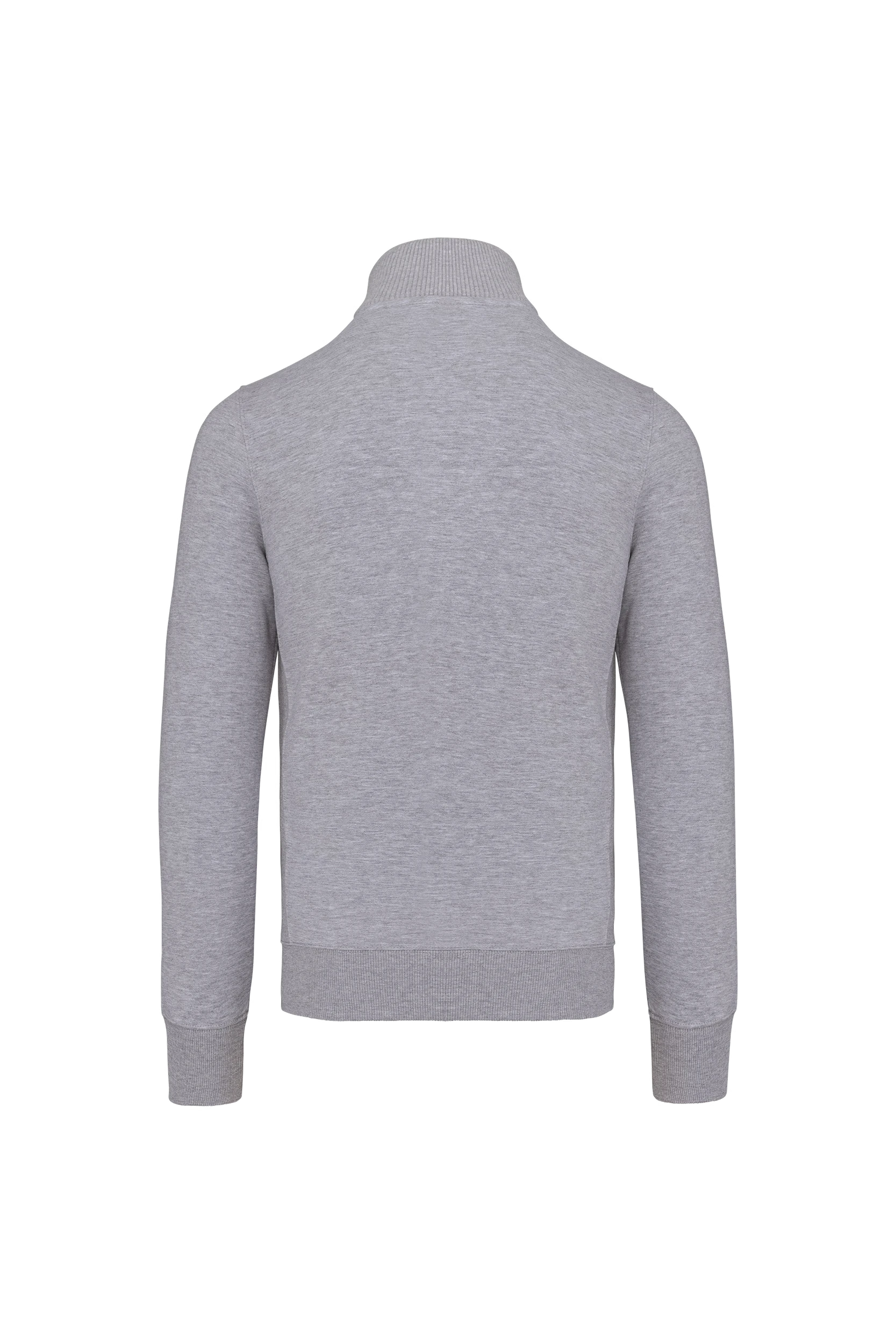 Veste molleton zippée gris