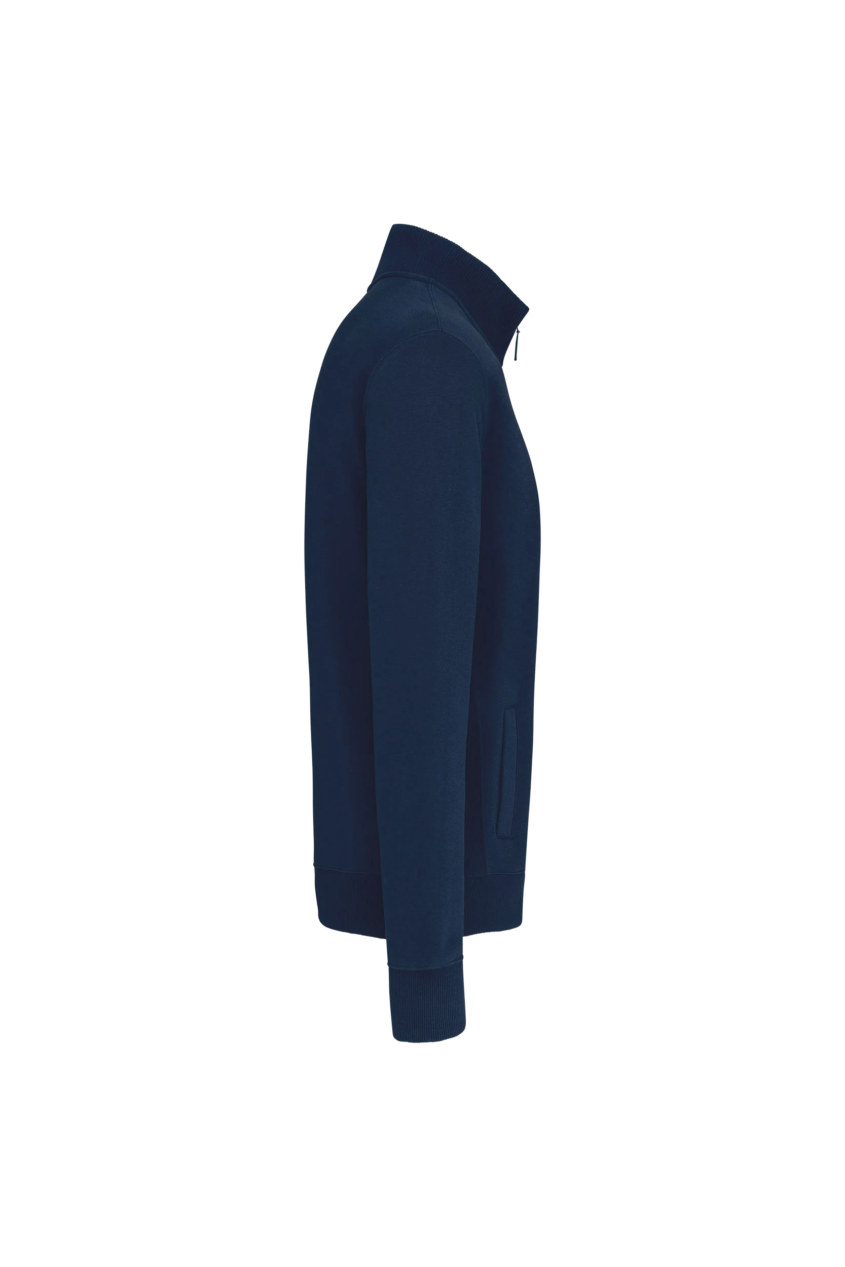 Veste molleton zippée marine