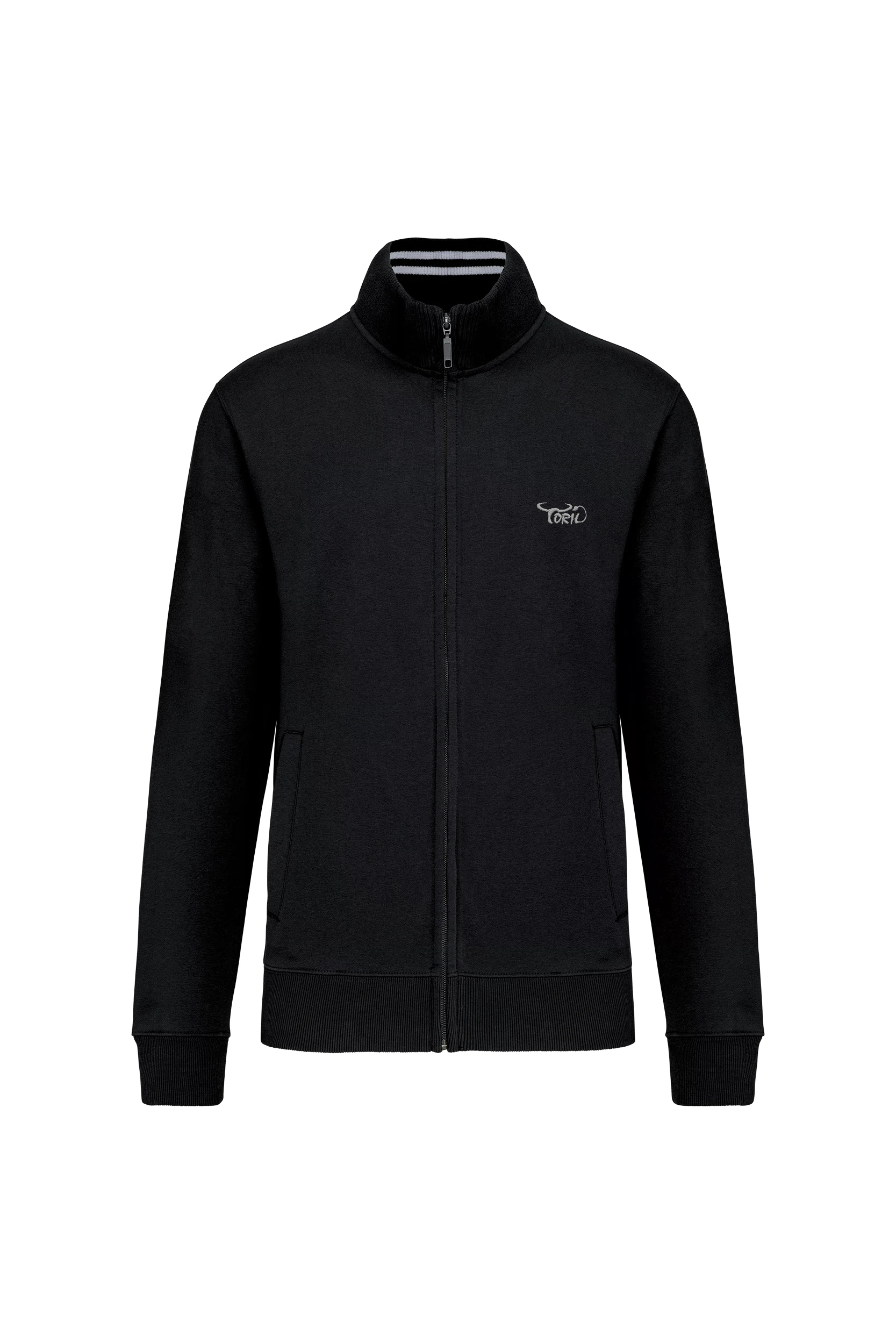 Veste molleton zippée noir