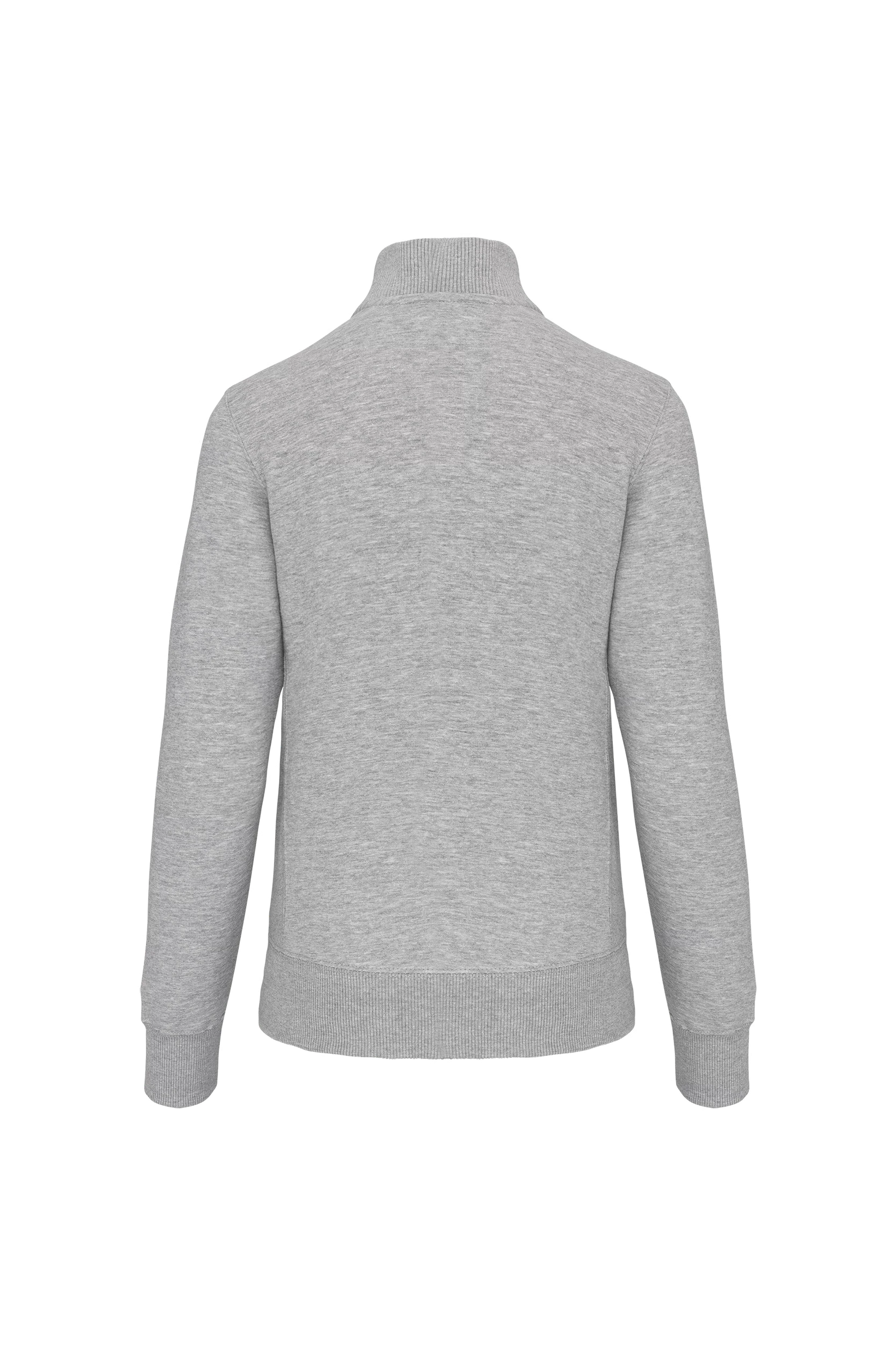 Veste molleton zippée gris