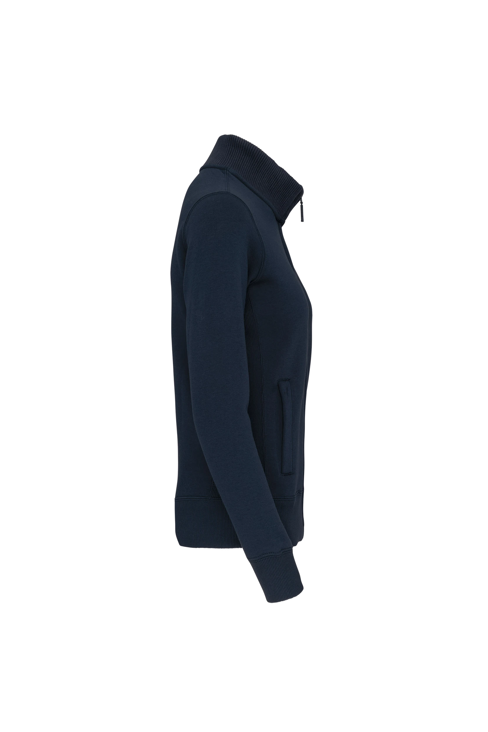 Veste molleton zippée marine
