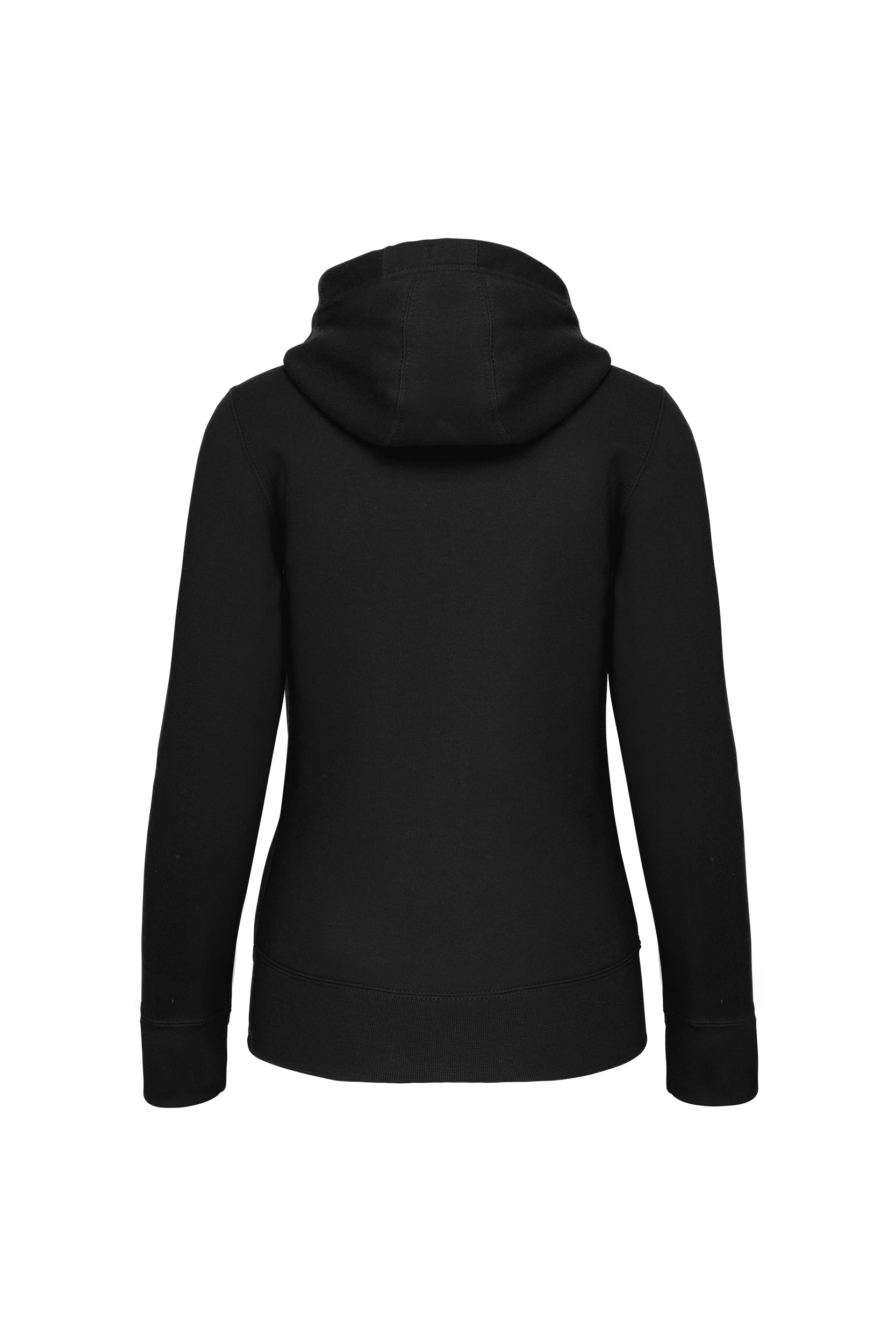 Sweat-shirt zippé capuche noir