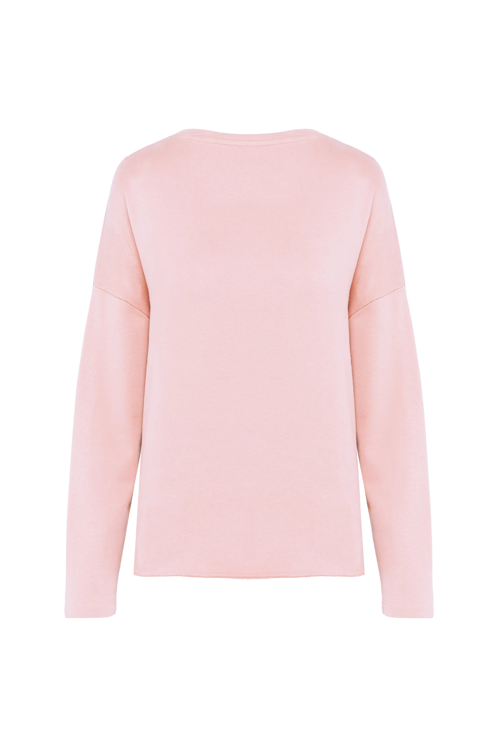 Sweat-shirt "Loose" rose pâle
