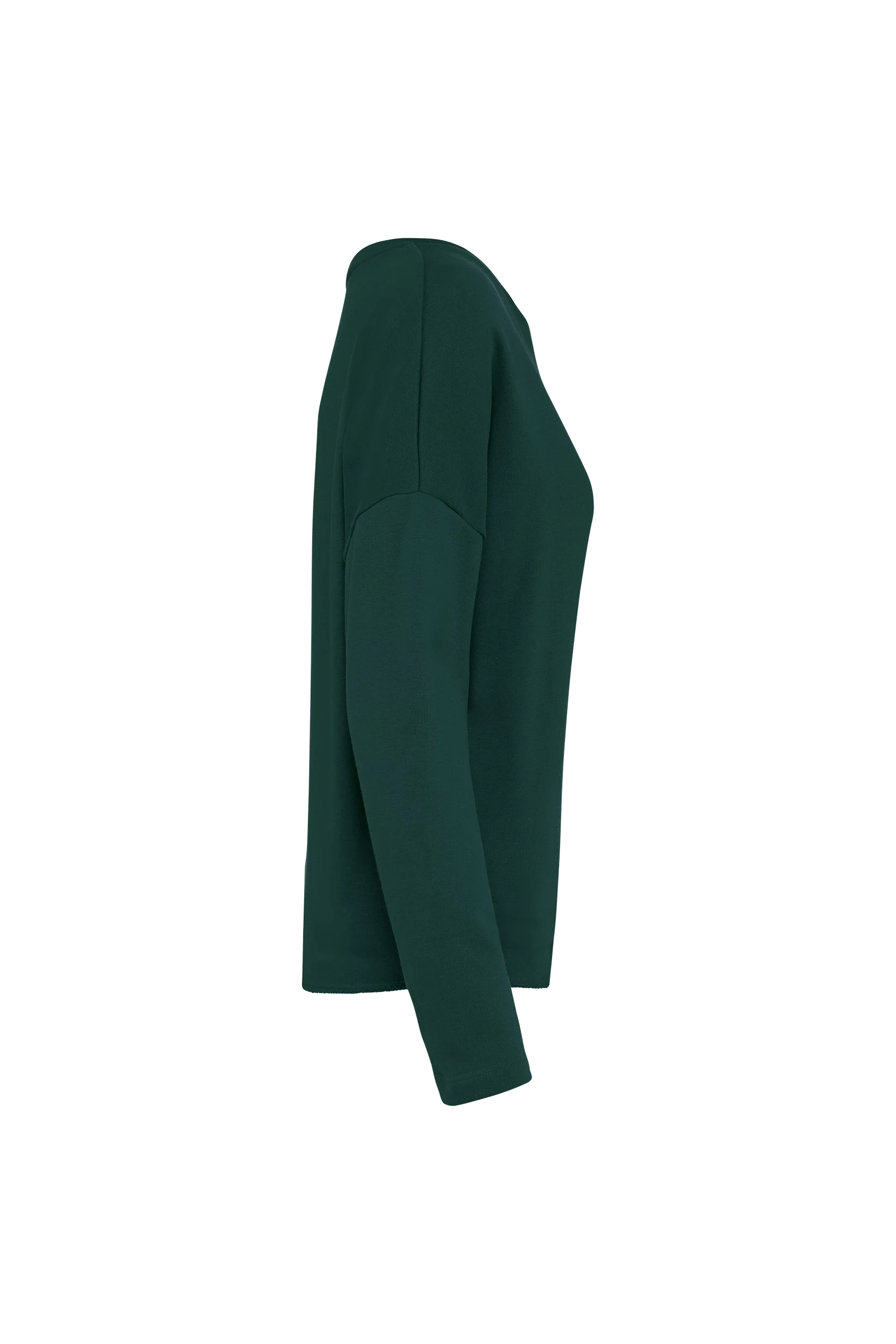 Sweat-shirt "Loose" vert amazone