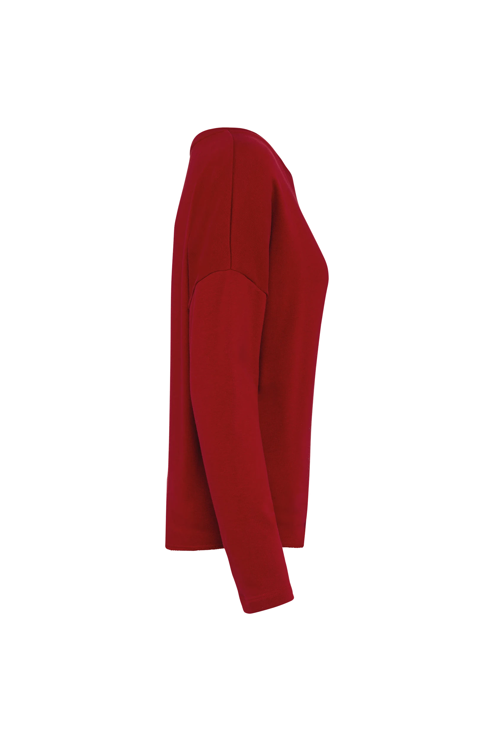 Sweat-shirt "Loose" rouge hibiscus