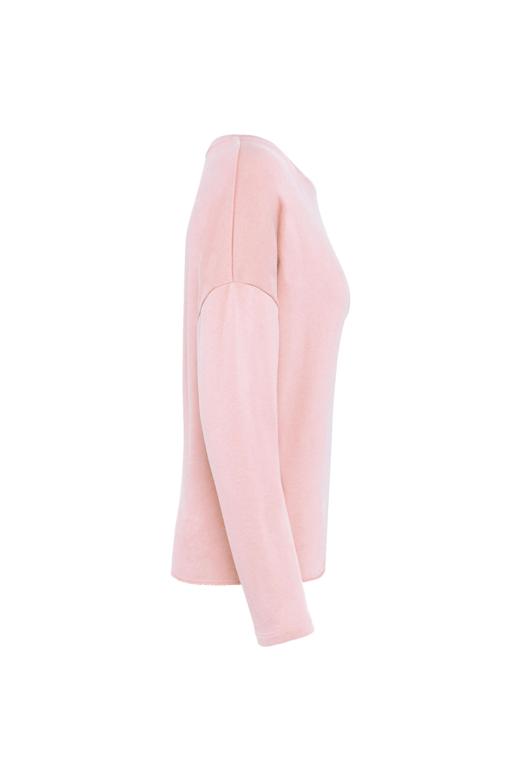 Sweat-shirt "Loose" rose pâle