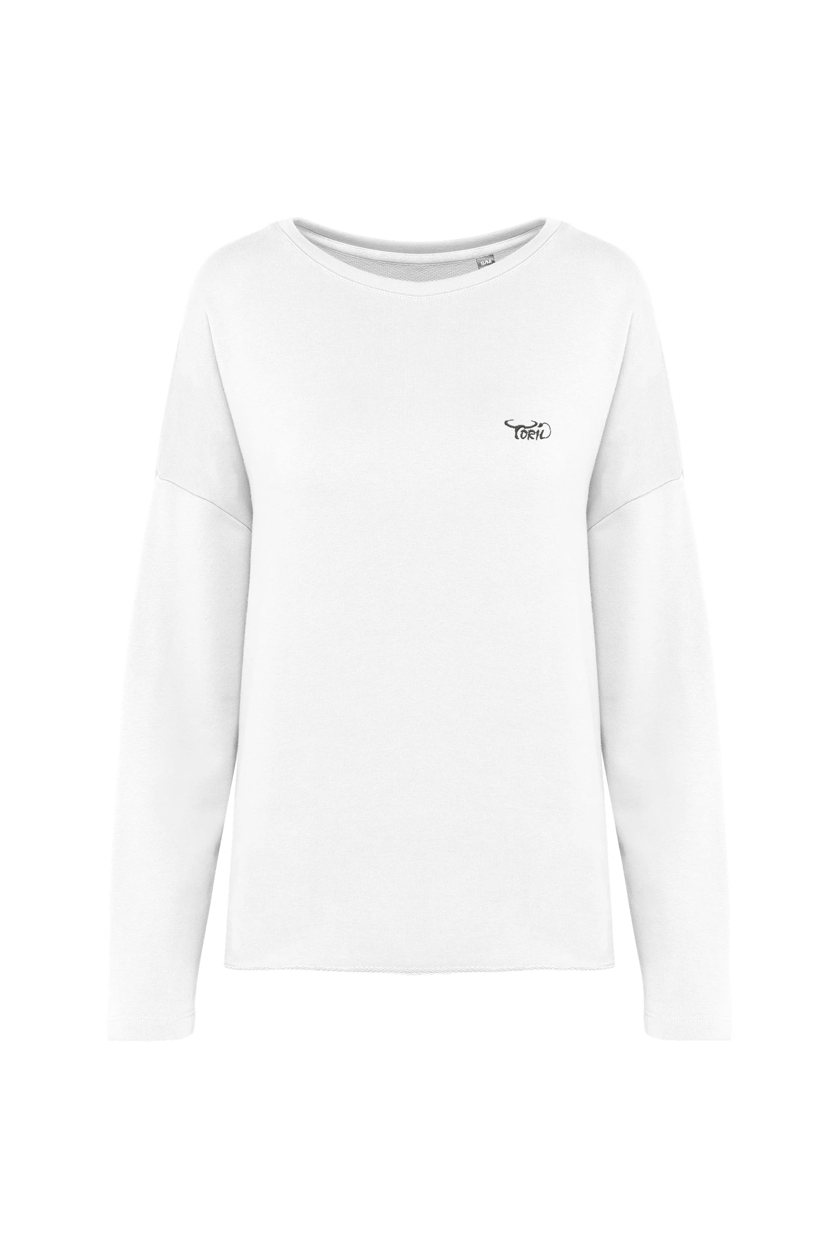 Sweat-shirt "Loose" blanc
