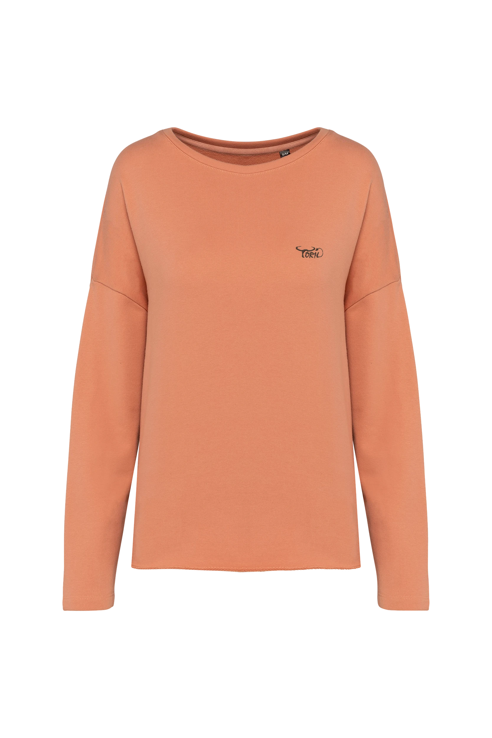 Sweat-shirt "Loose" pêche