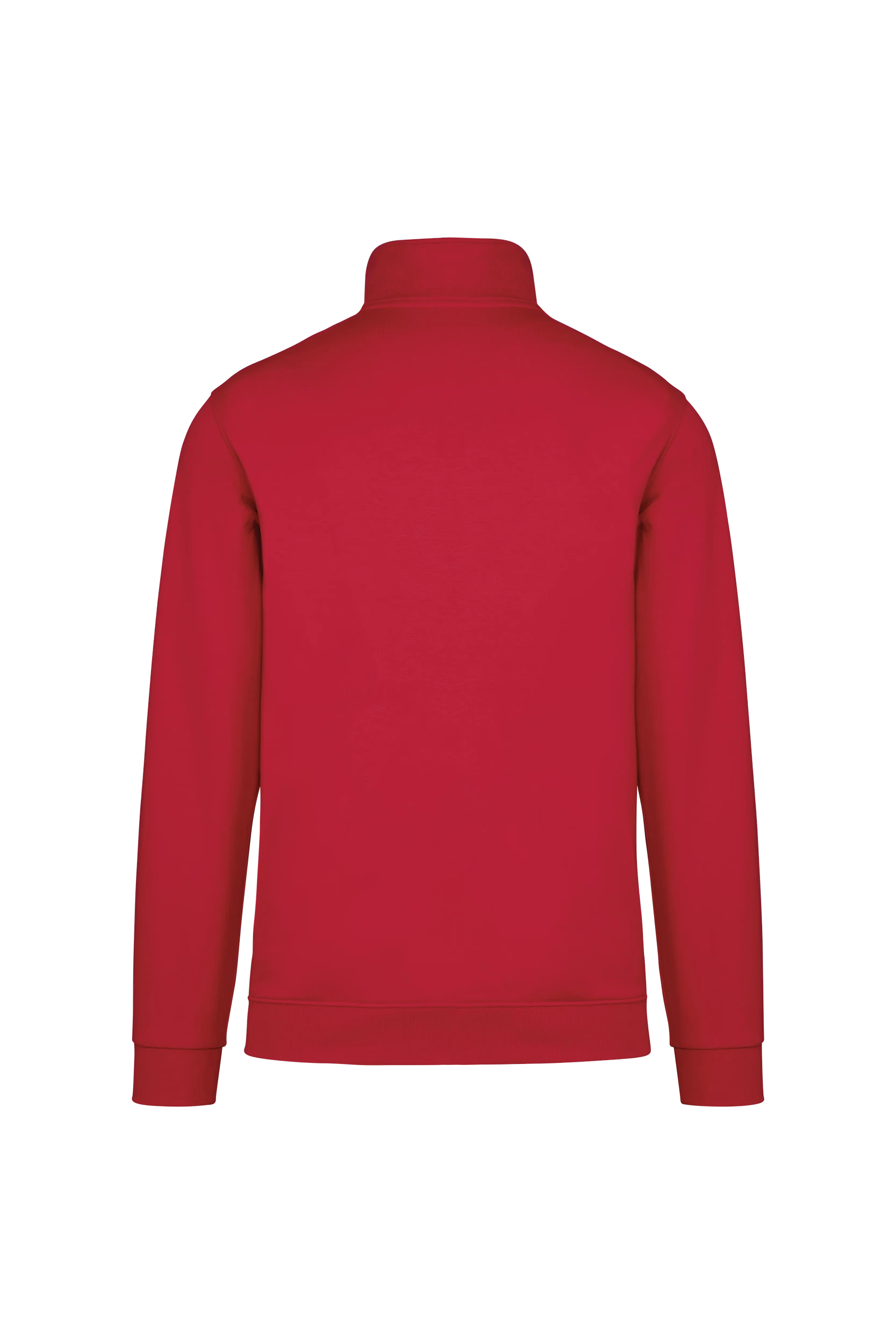 Veste molleton zippée rouge