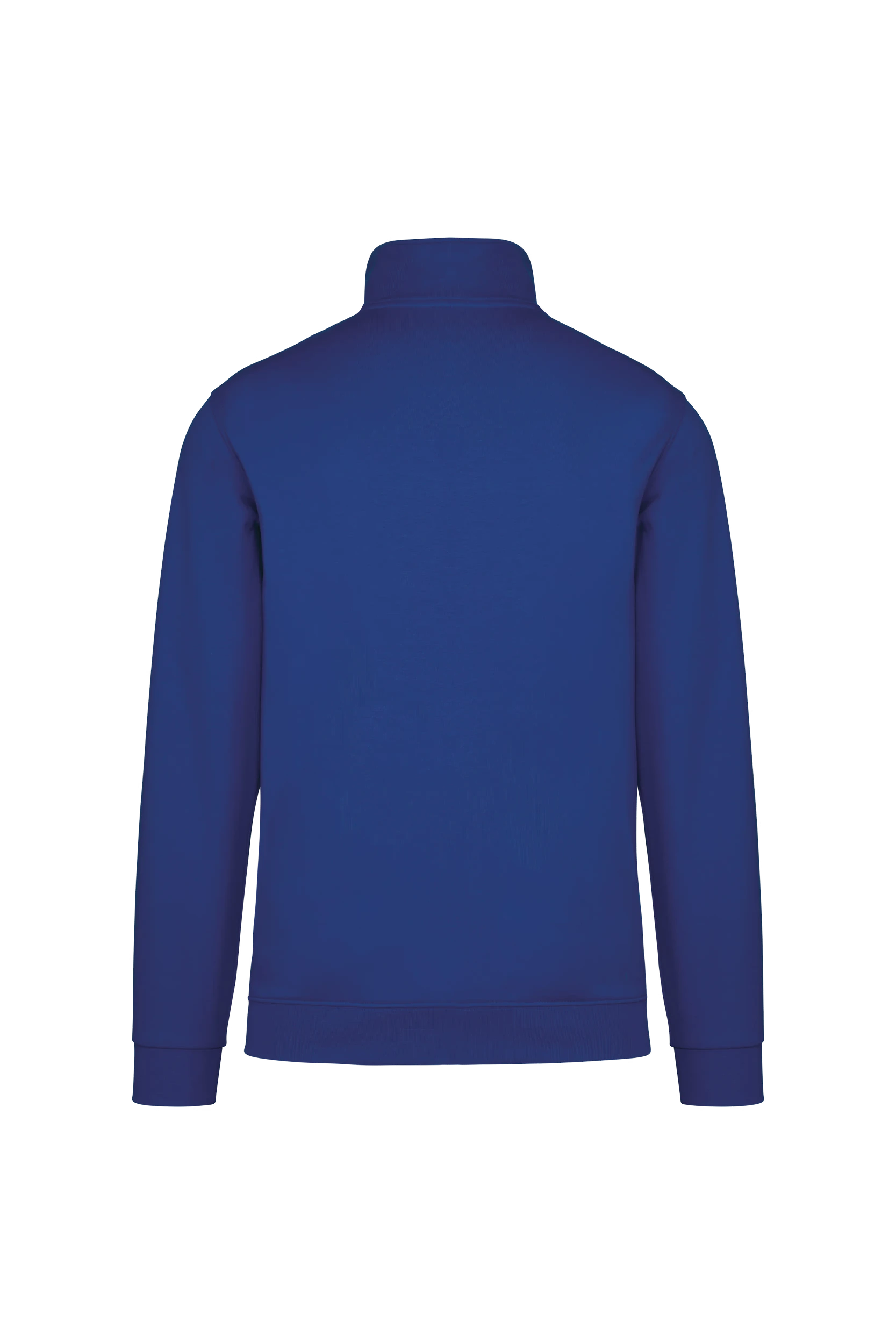 Veste molleton zippée bleu