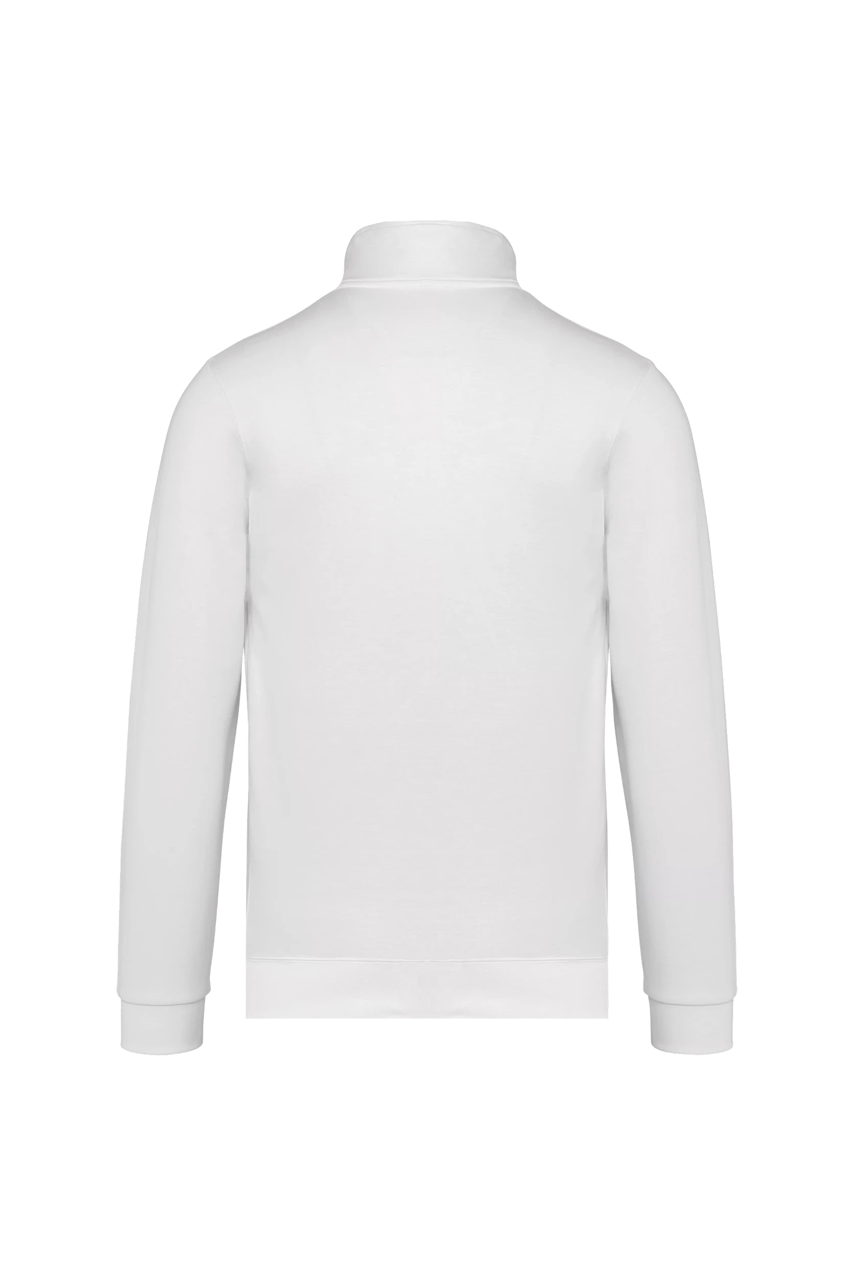 Veste molleton zippée blanc