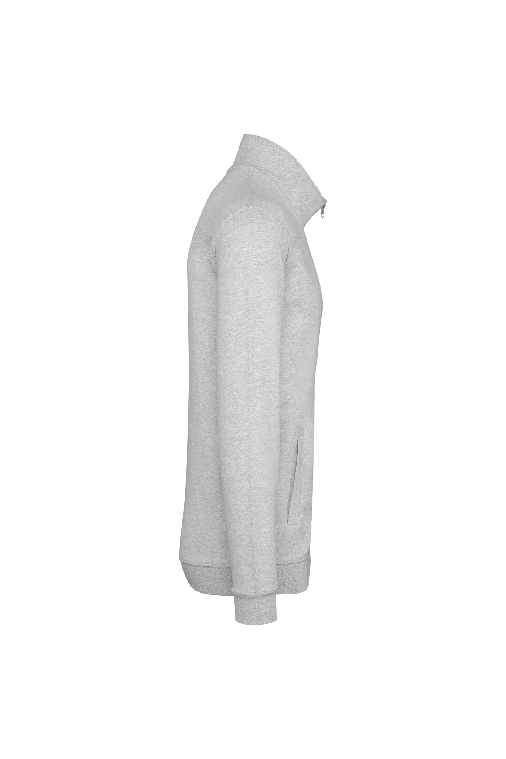 Veste molleton zippée gris