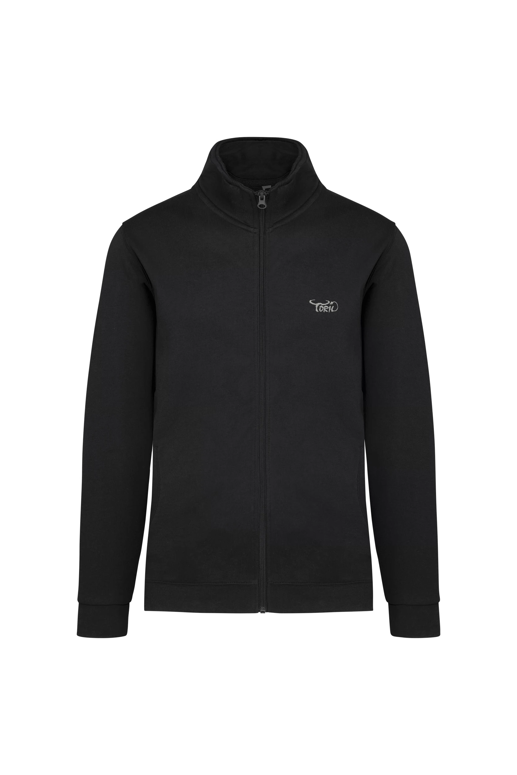 Veste molleton zippée noir