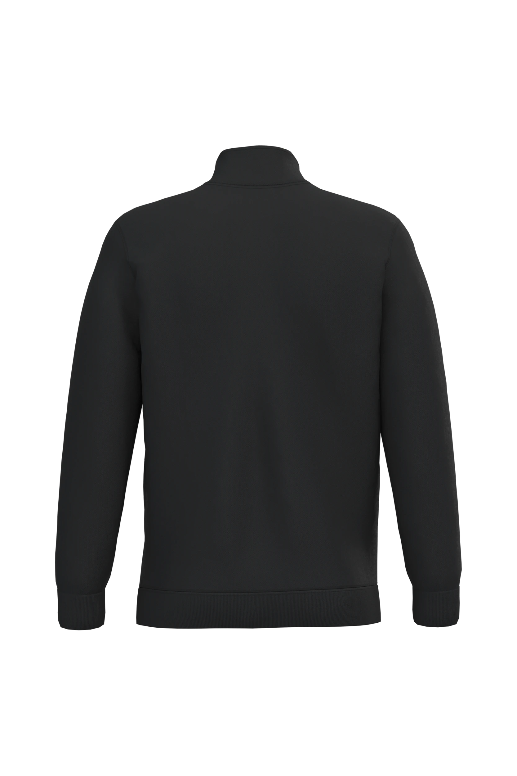 Sweat-shirt col zippé noir