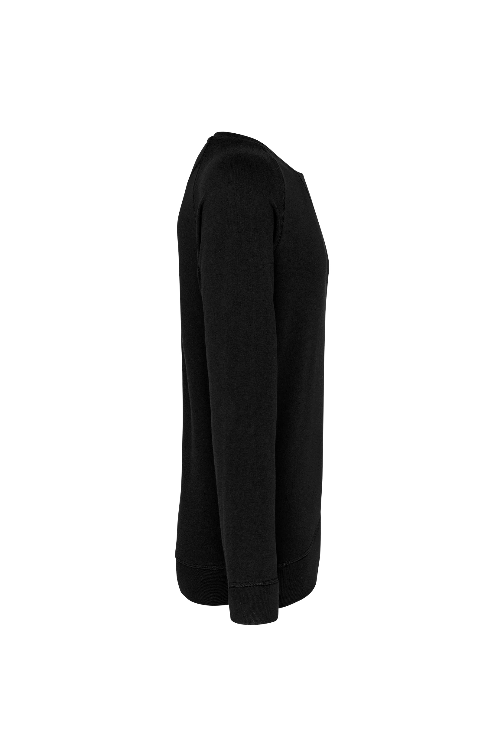 Sweat-shirt bio col rond manches raglan noir