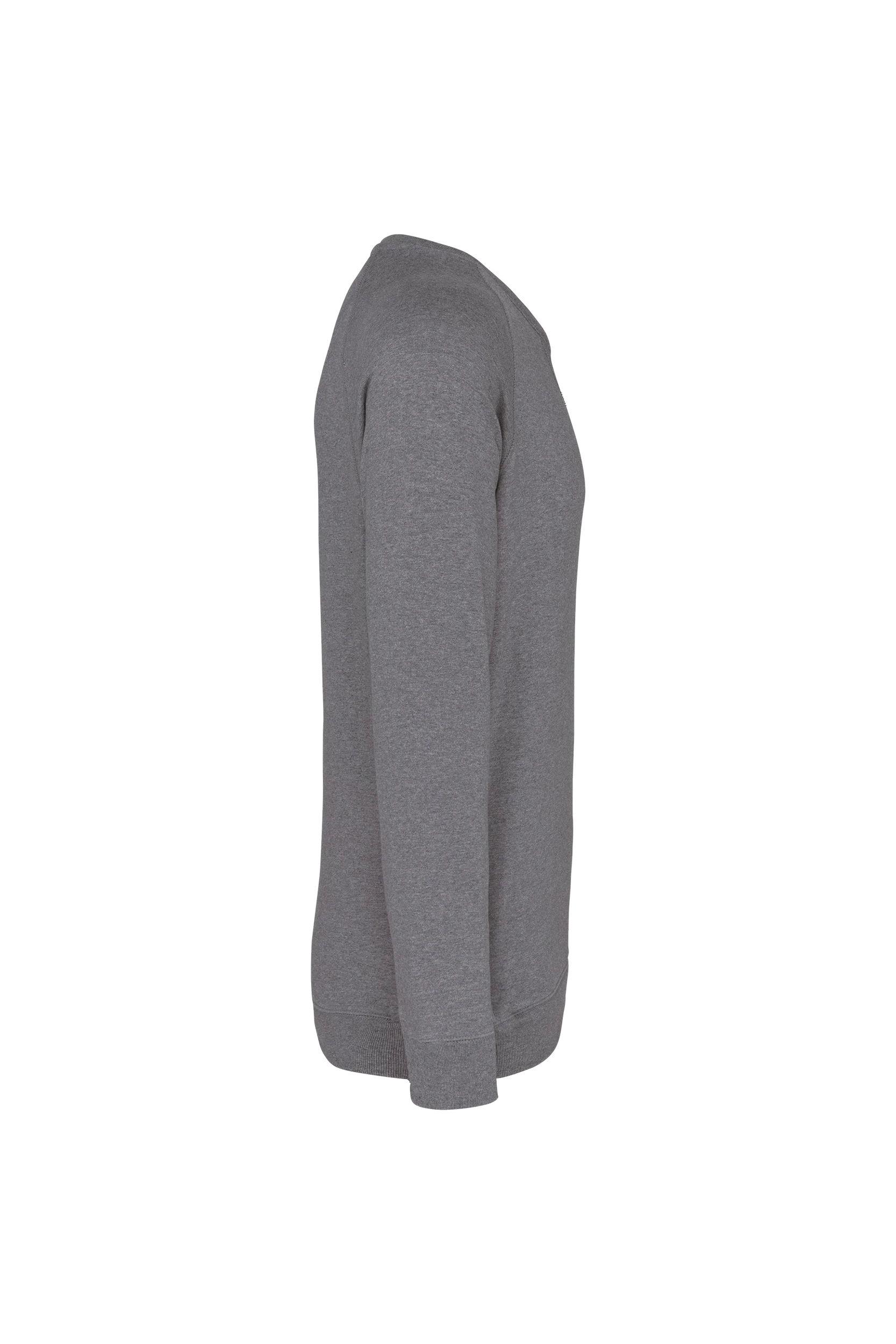 Sweat-shirt bio col rond manches raglan gris