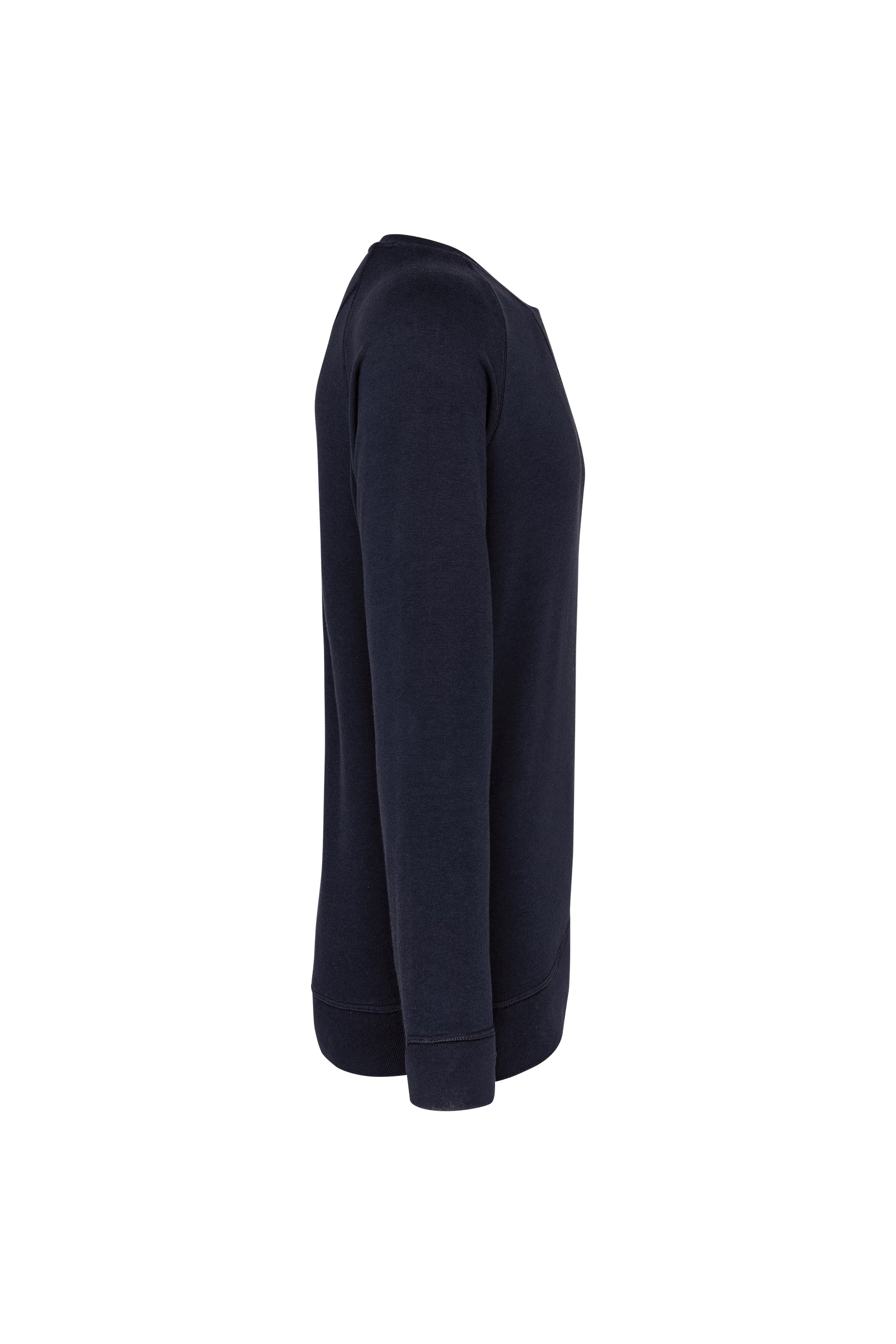 Sweat-shirt bio col rond manches raglan marine