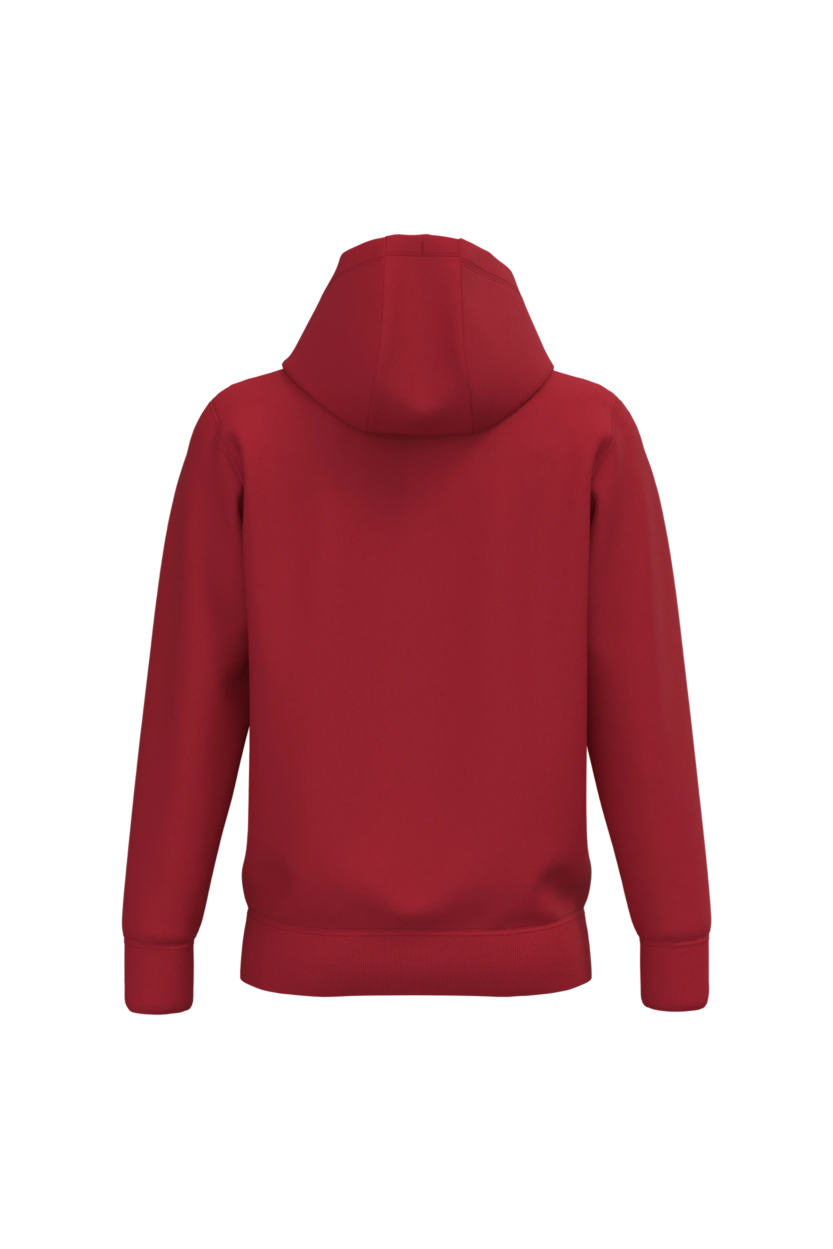 Sweat-shirt capuche rouge