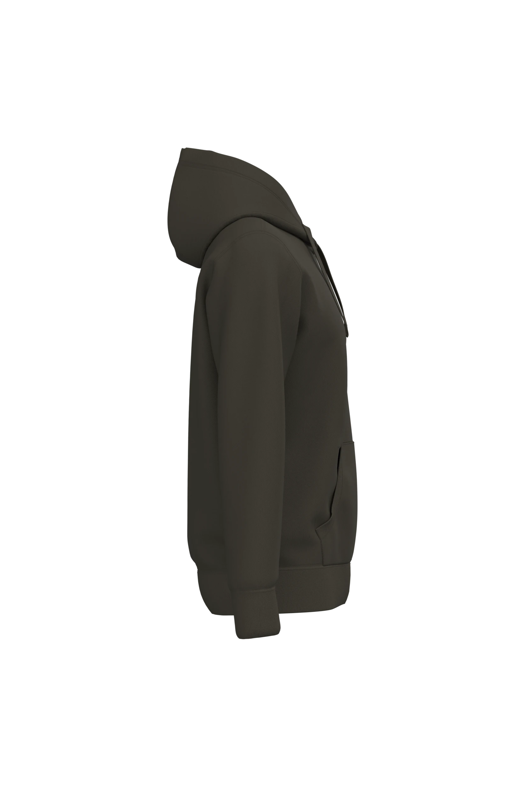 Sweat-shirt capuche kaki