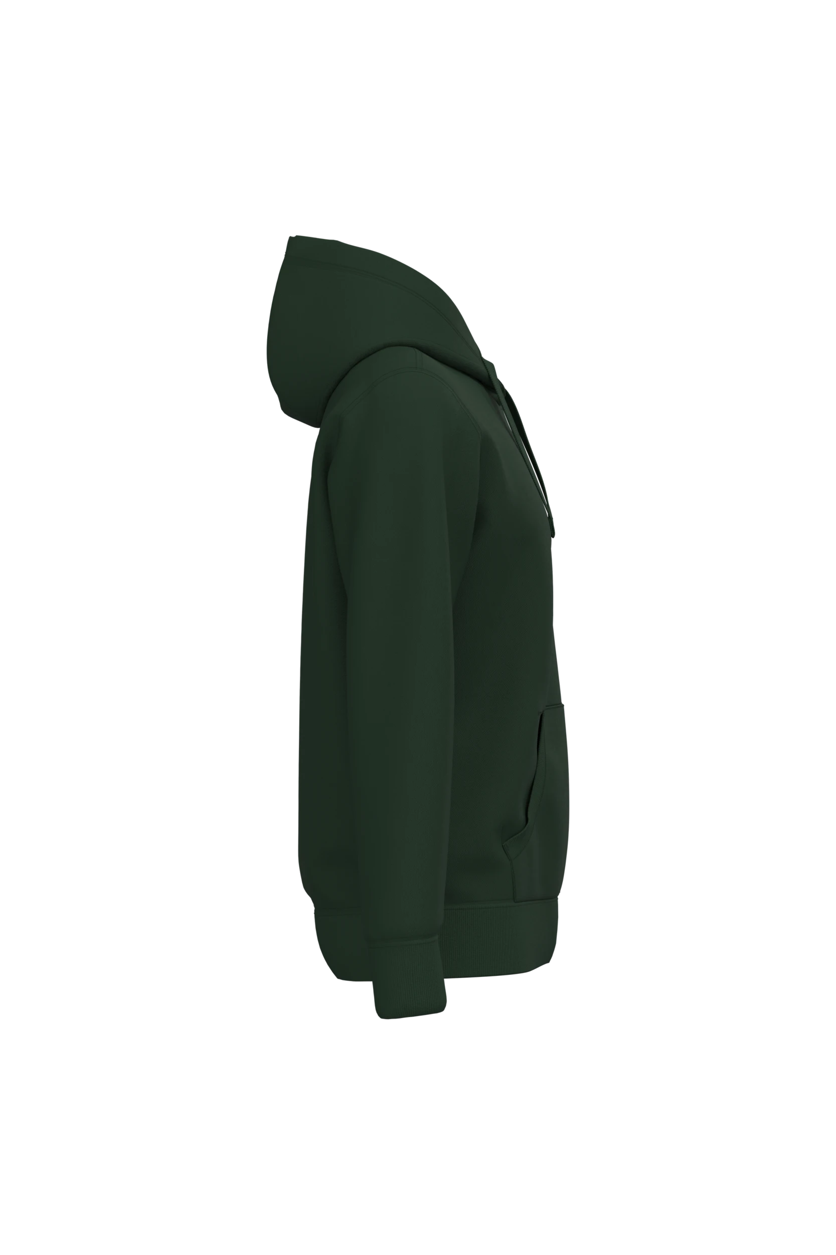 Sweat-shirt capuche vert forêt