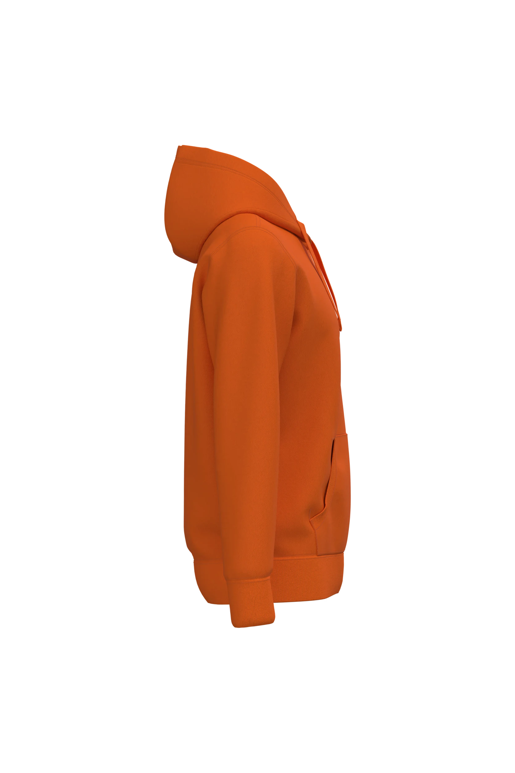 Sweat-shirt capuche orange