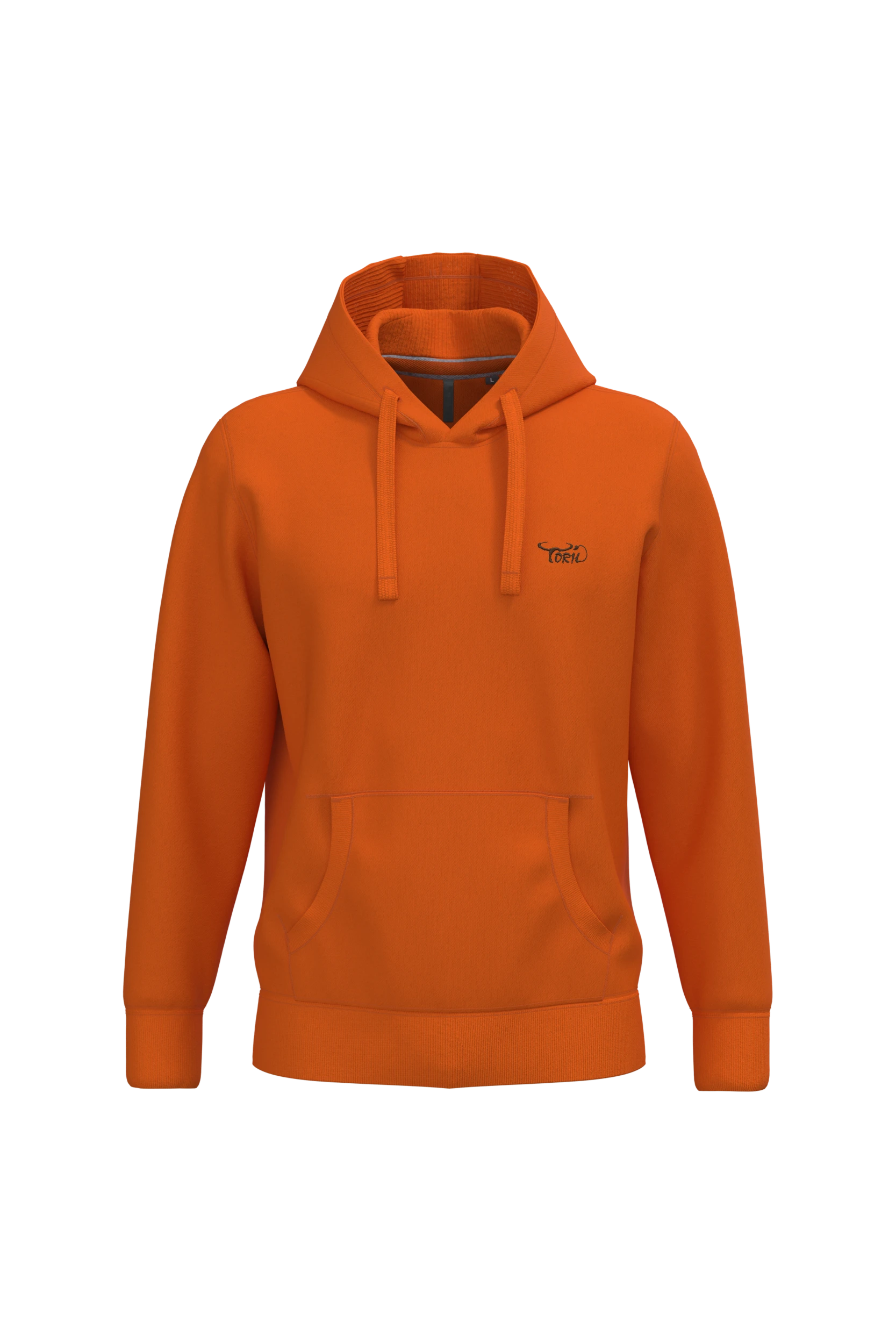 Sweat-shirt capuche orange