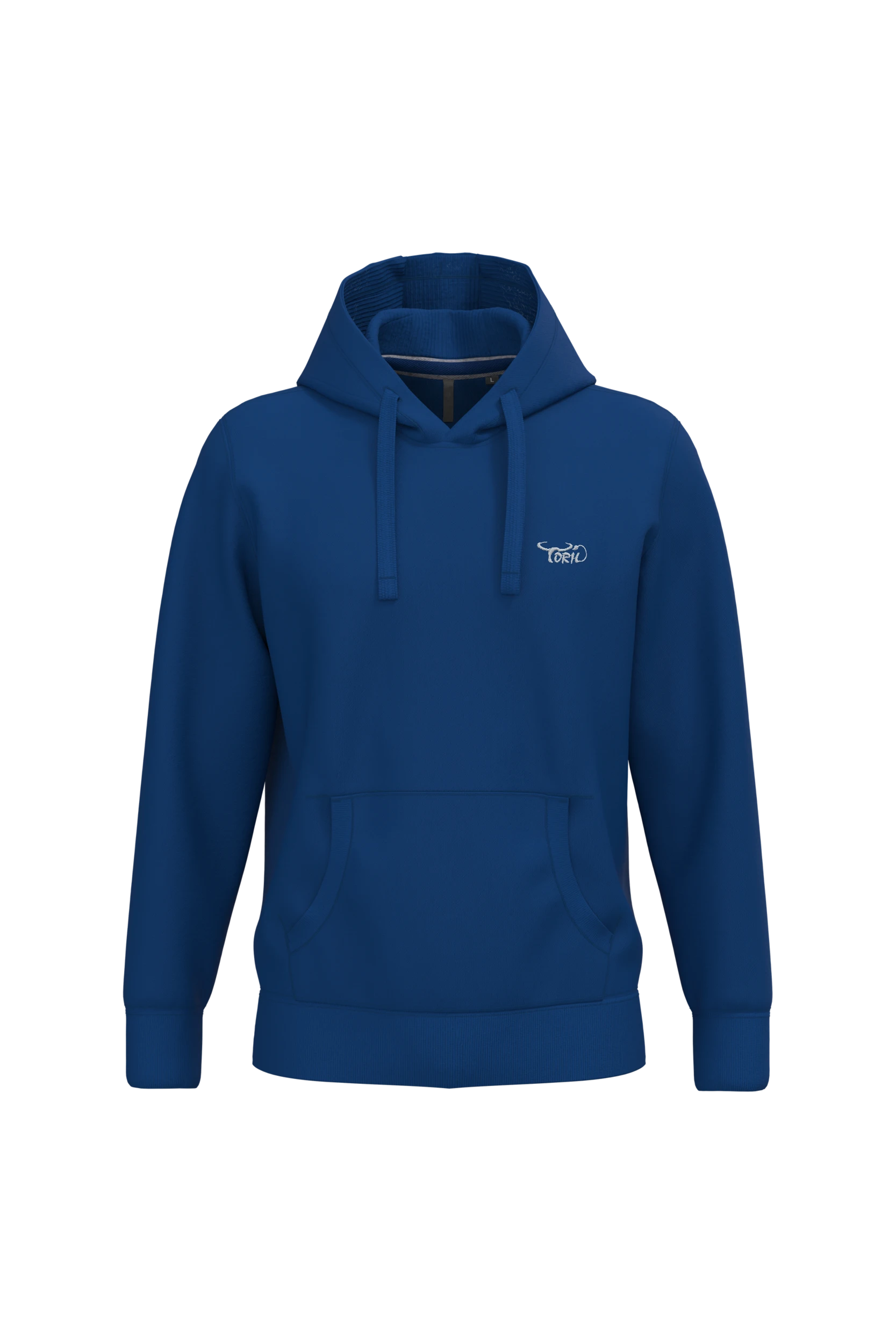 Sweat-shirt capuche bleu