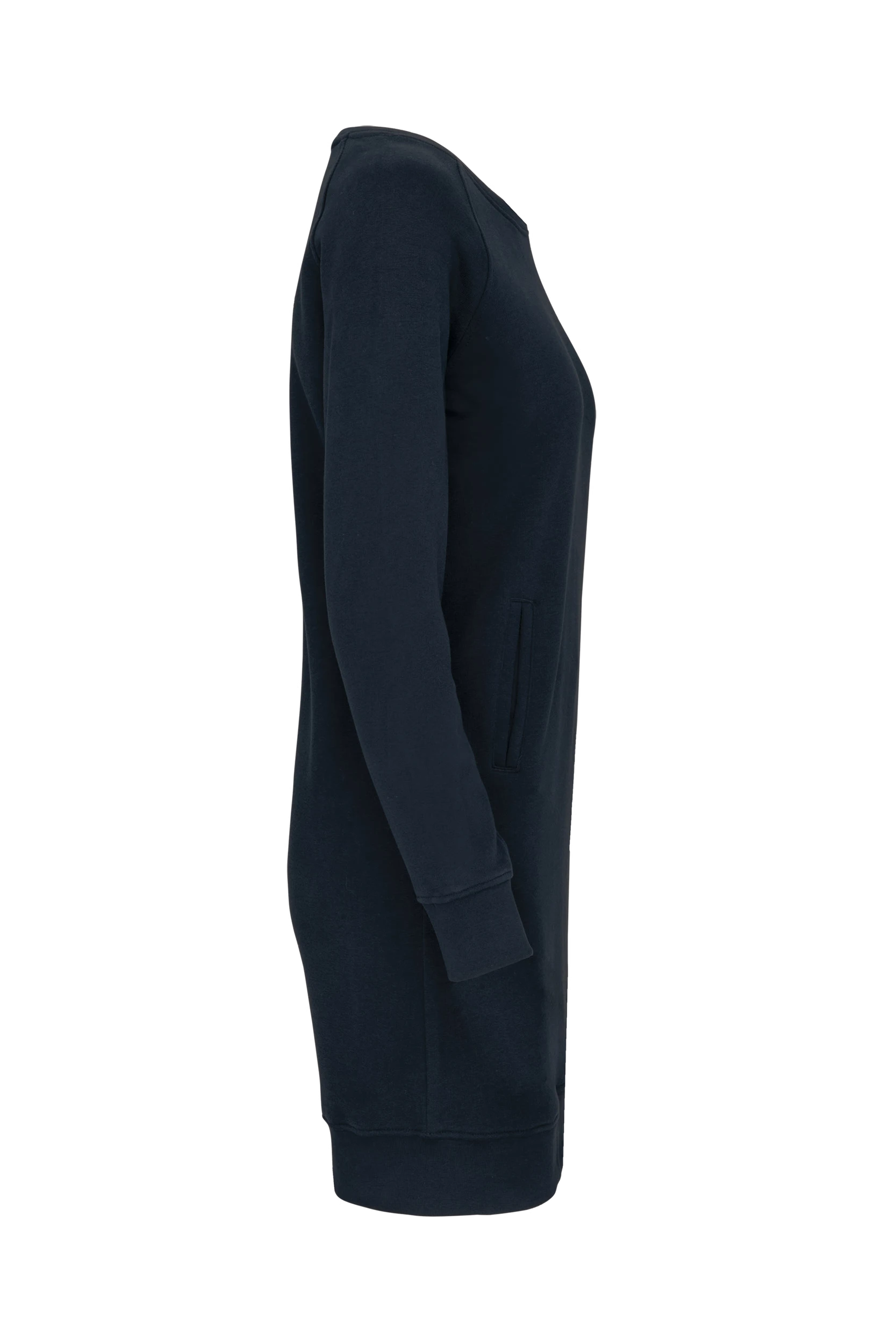 Robe bio en molleton marine