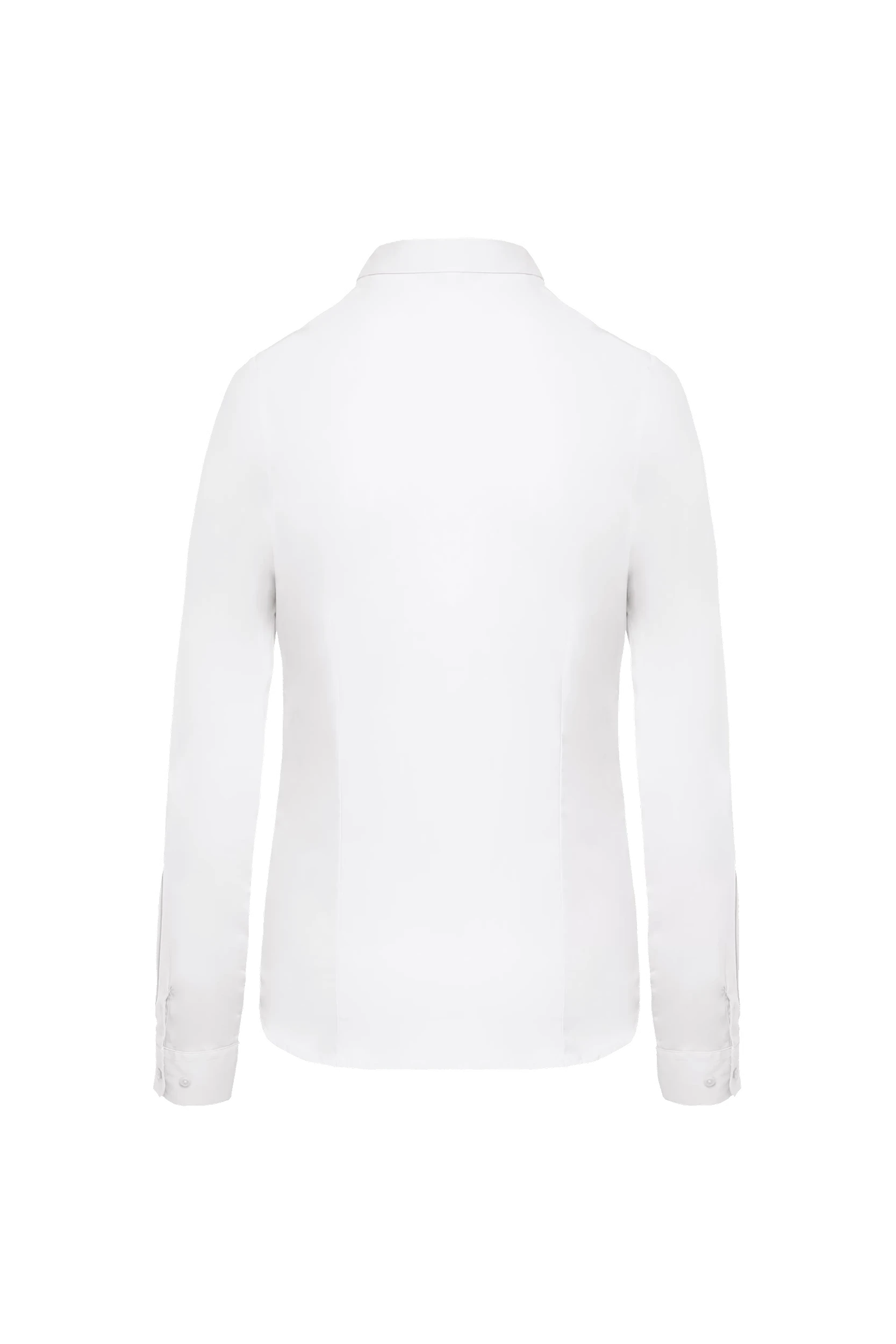 Chemise popeline manches longues blanc