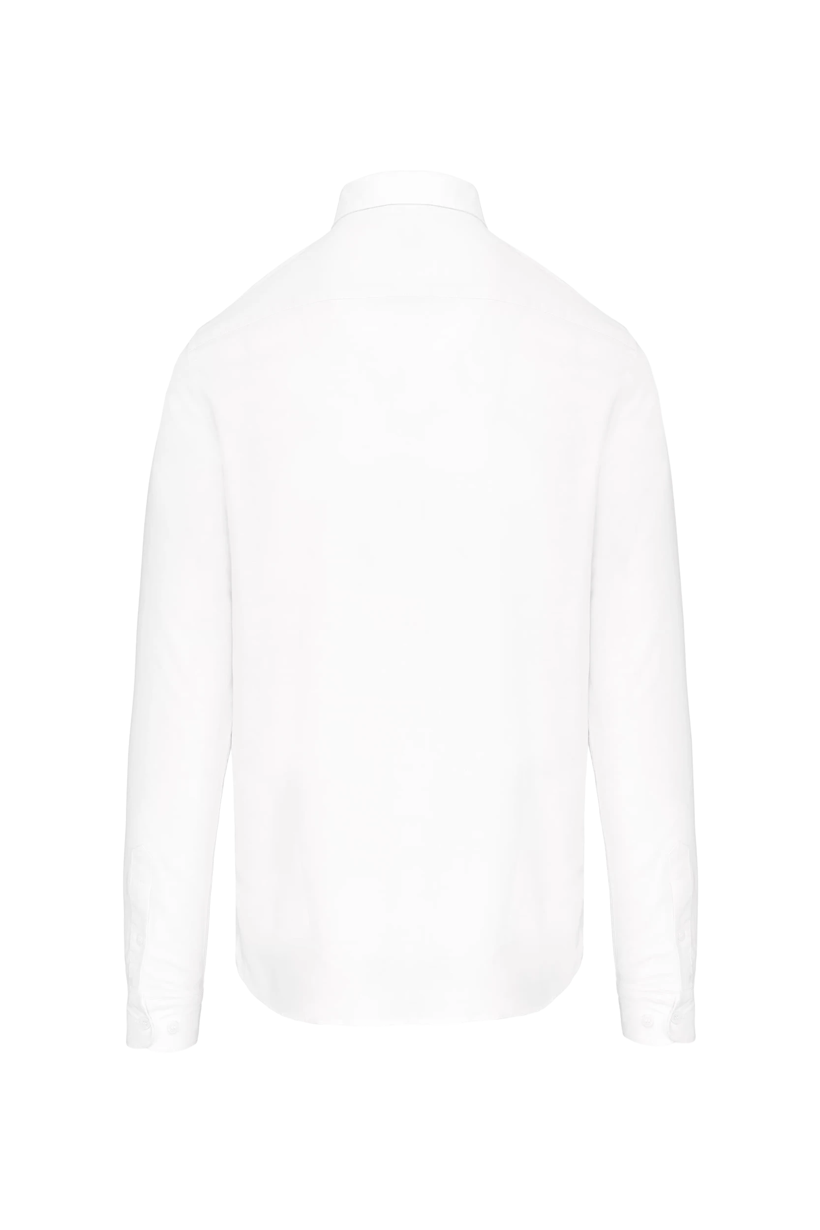 Chemise Oxford manches longues blanc