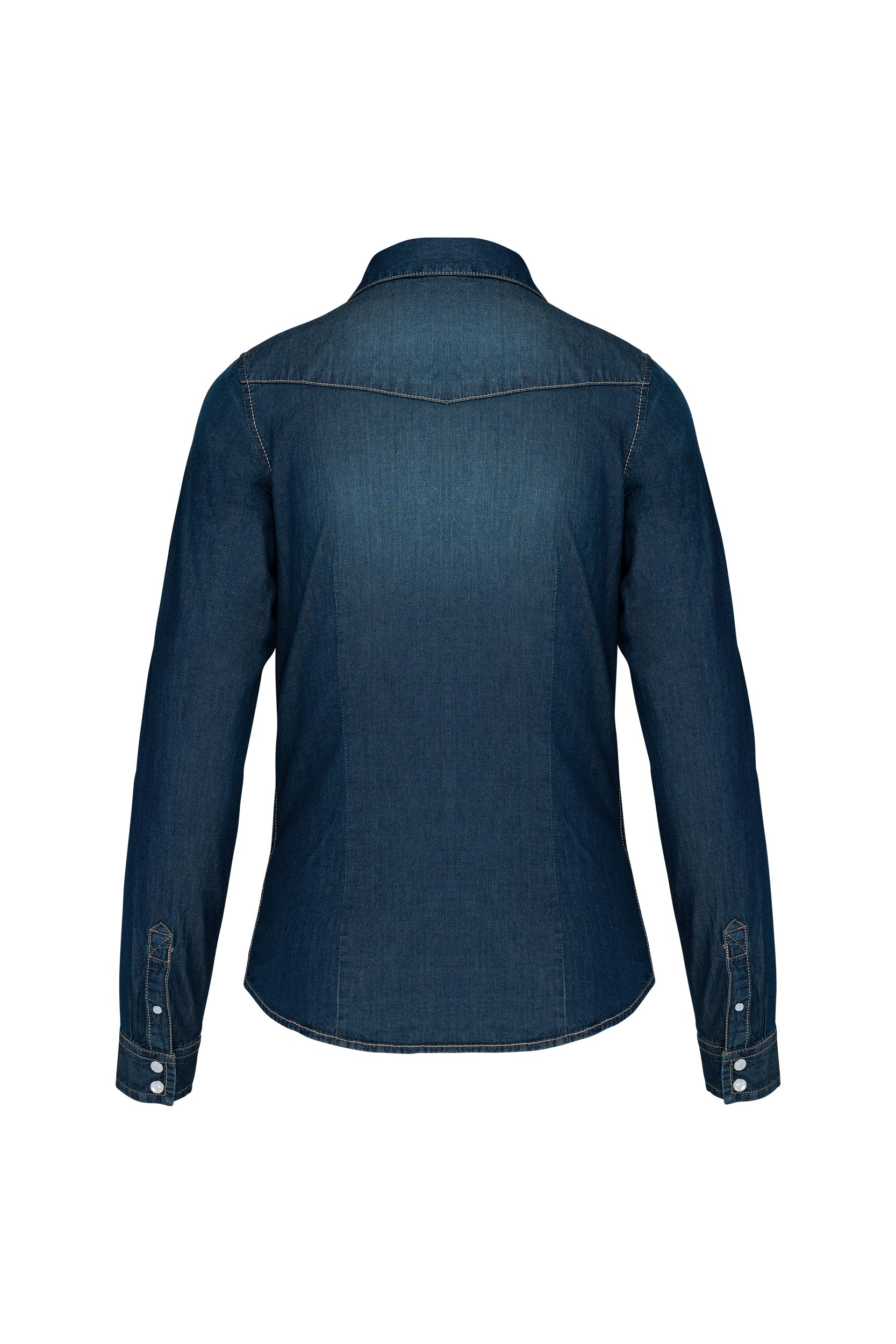 Chemise denim manches longues