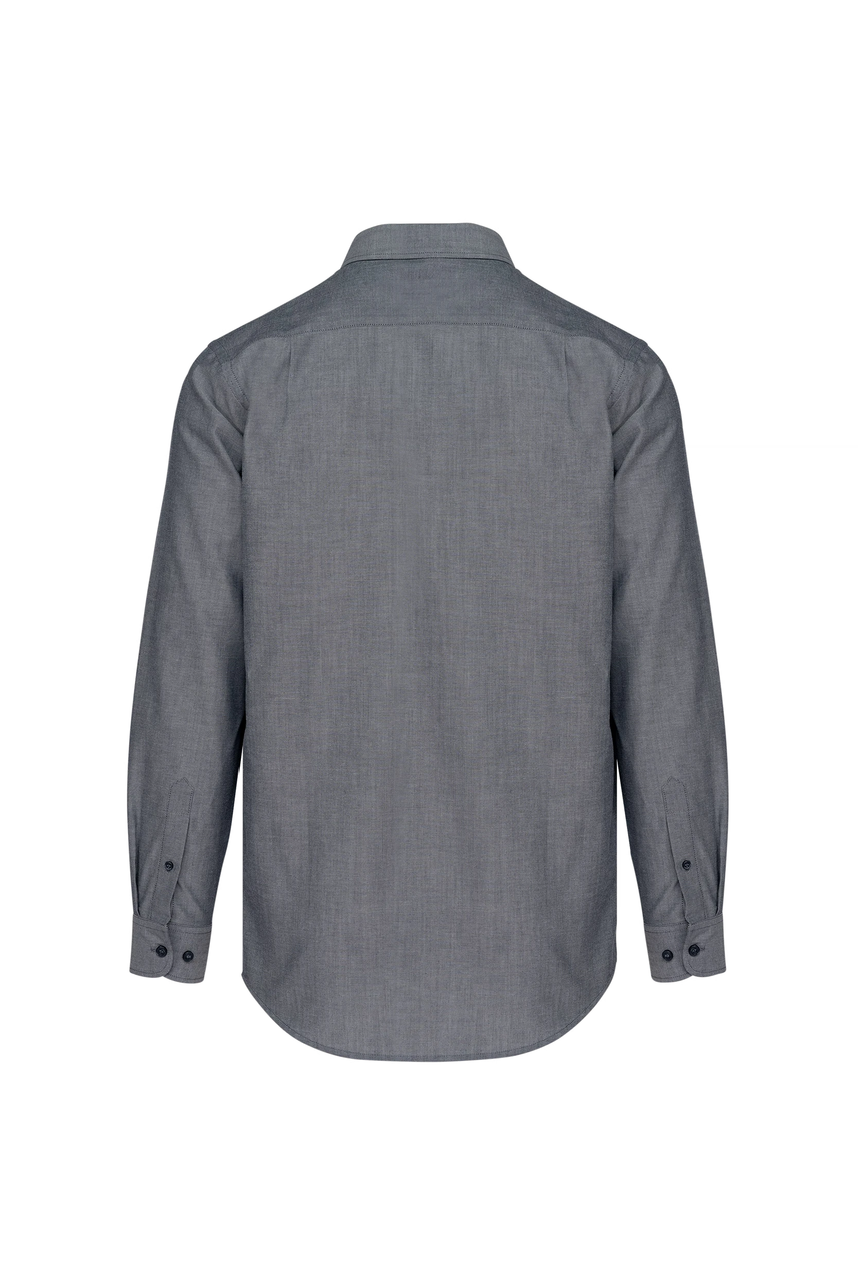 Chemise Oxford manches longues marine foncé