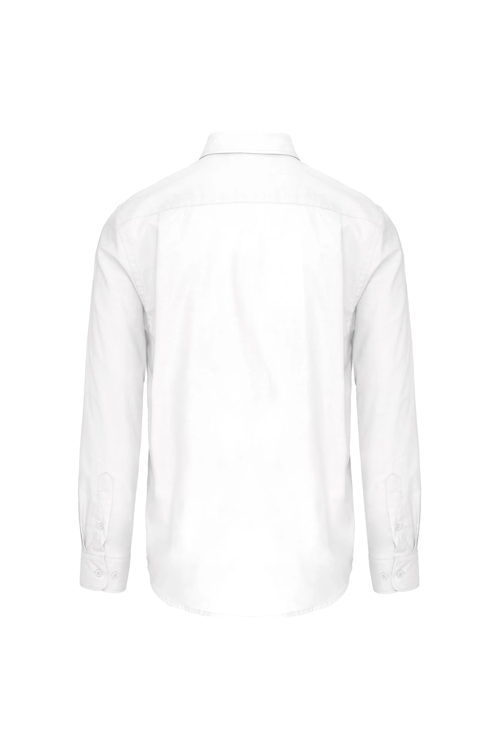 Chemise Oxford manches longues blanc