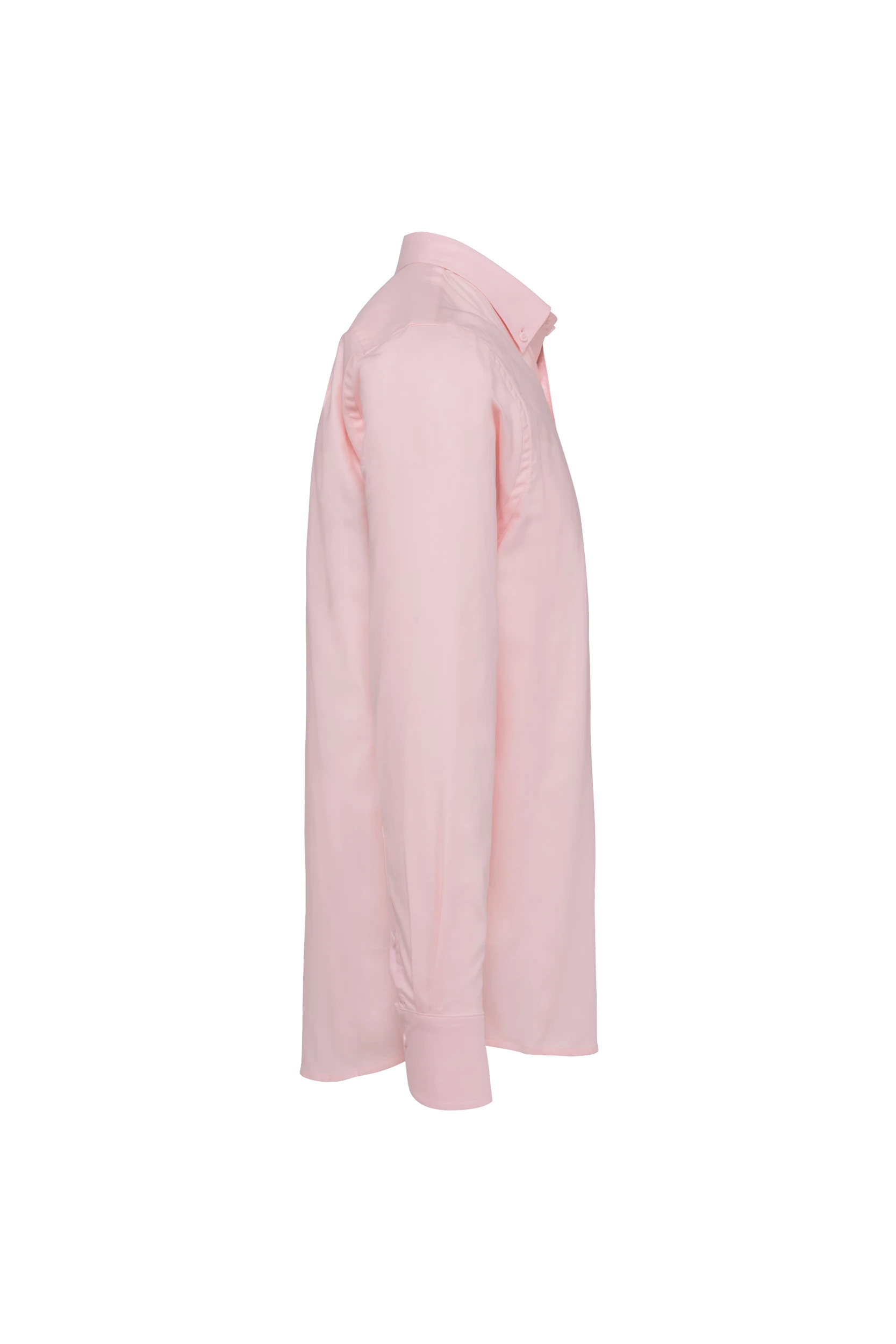 Chemise Oxford manches longues rose pâle