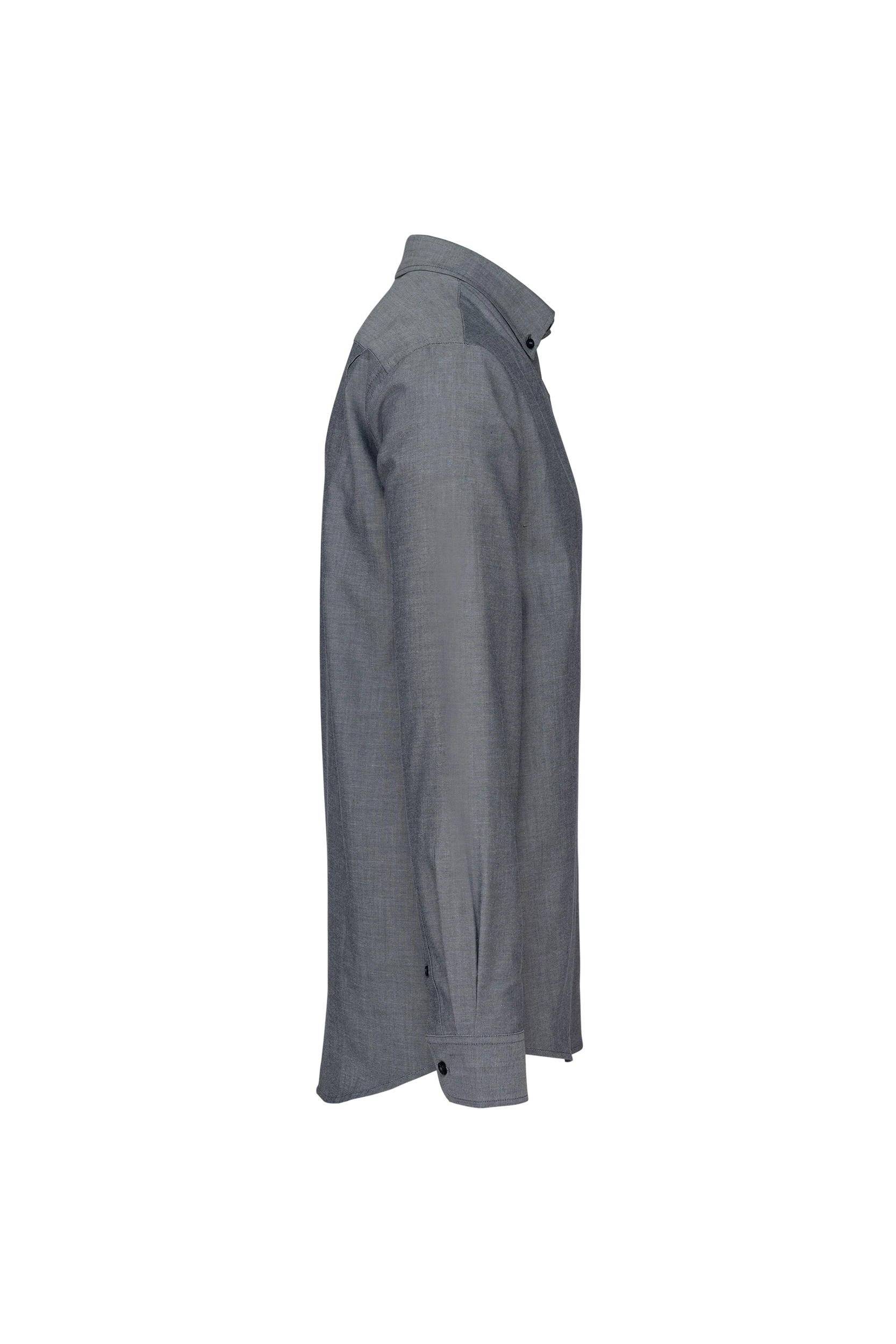 Chemise Oxford manches longues marine foncé
