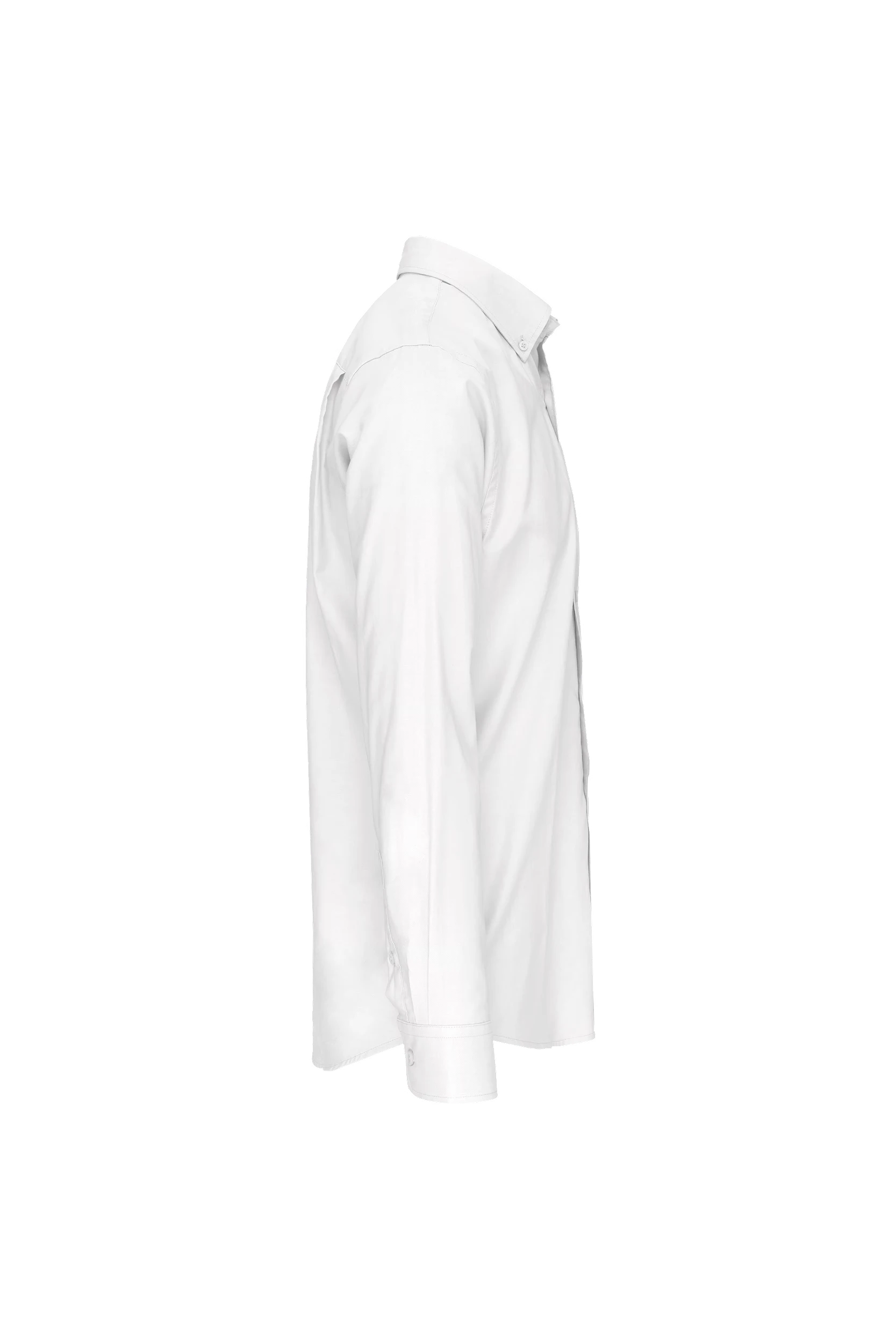 Chemise Oxford manches longues blanc