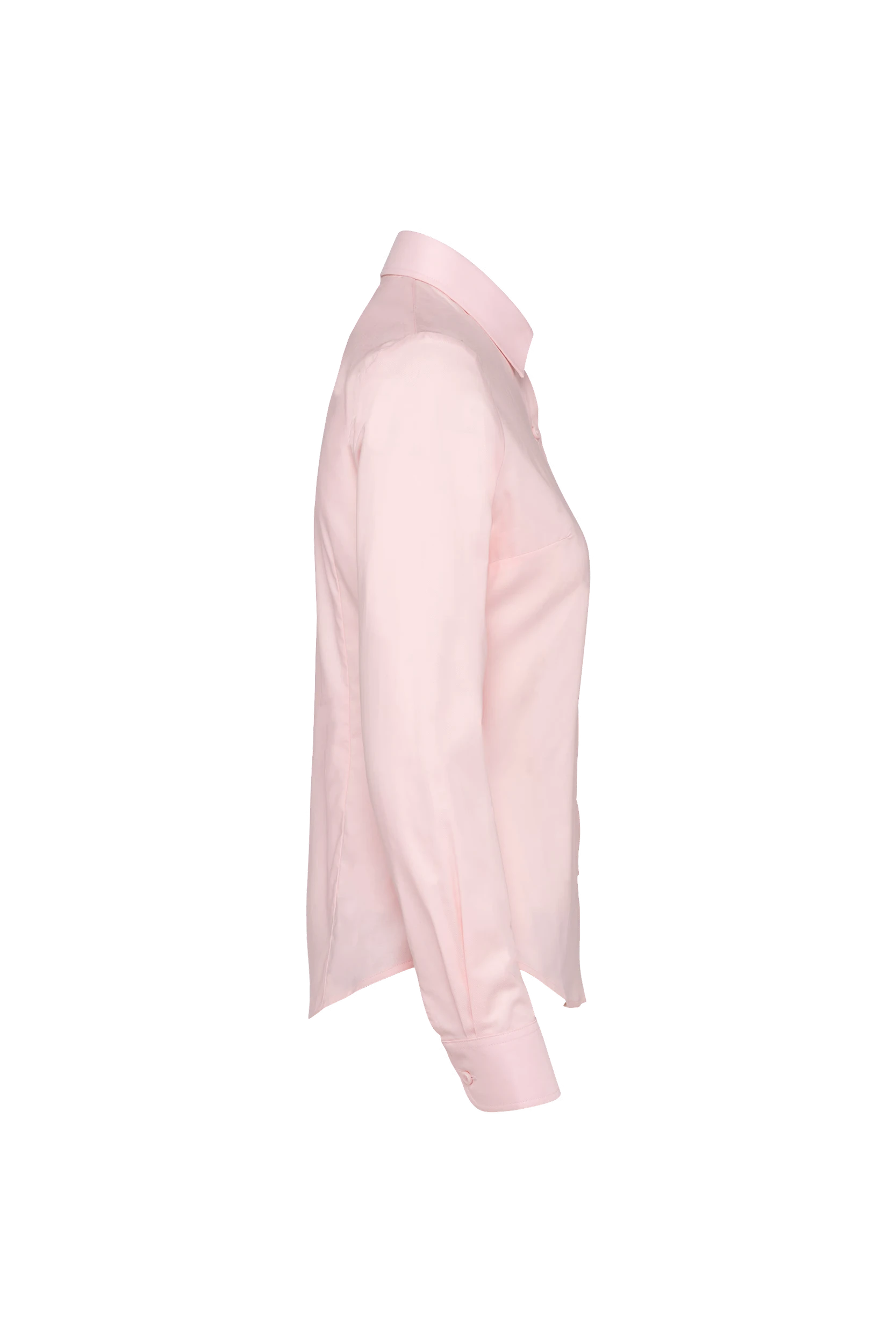 Chemise oxford manches longues rose pâle