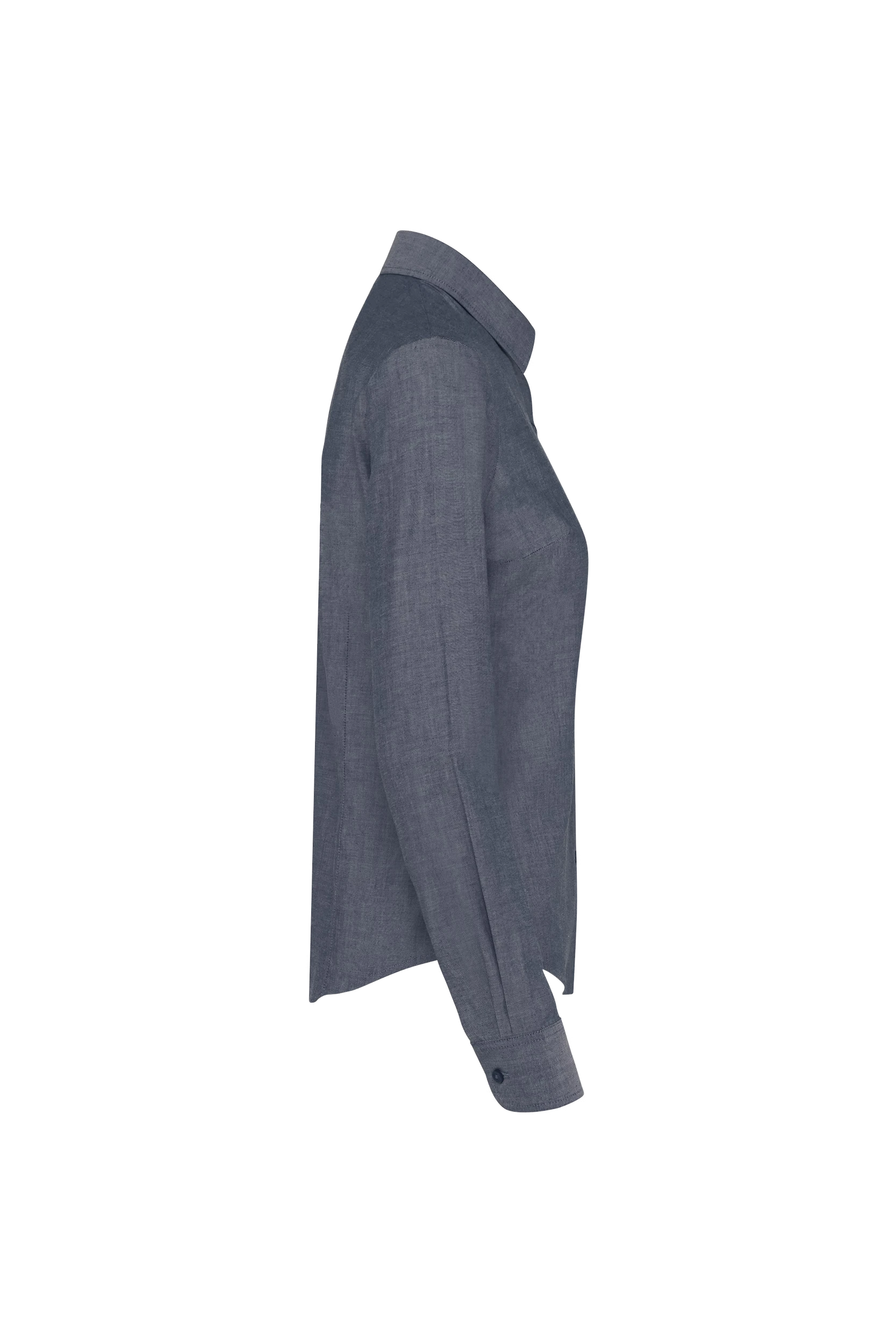 Chemise oxford manches longues marine foncé