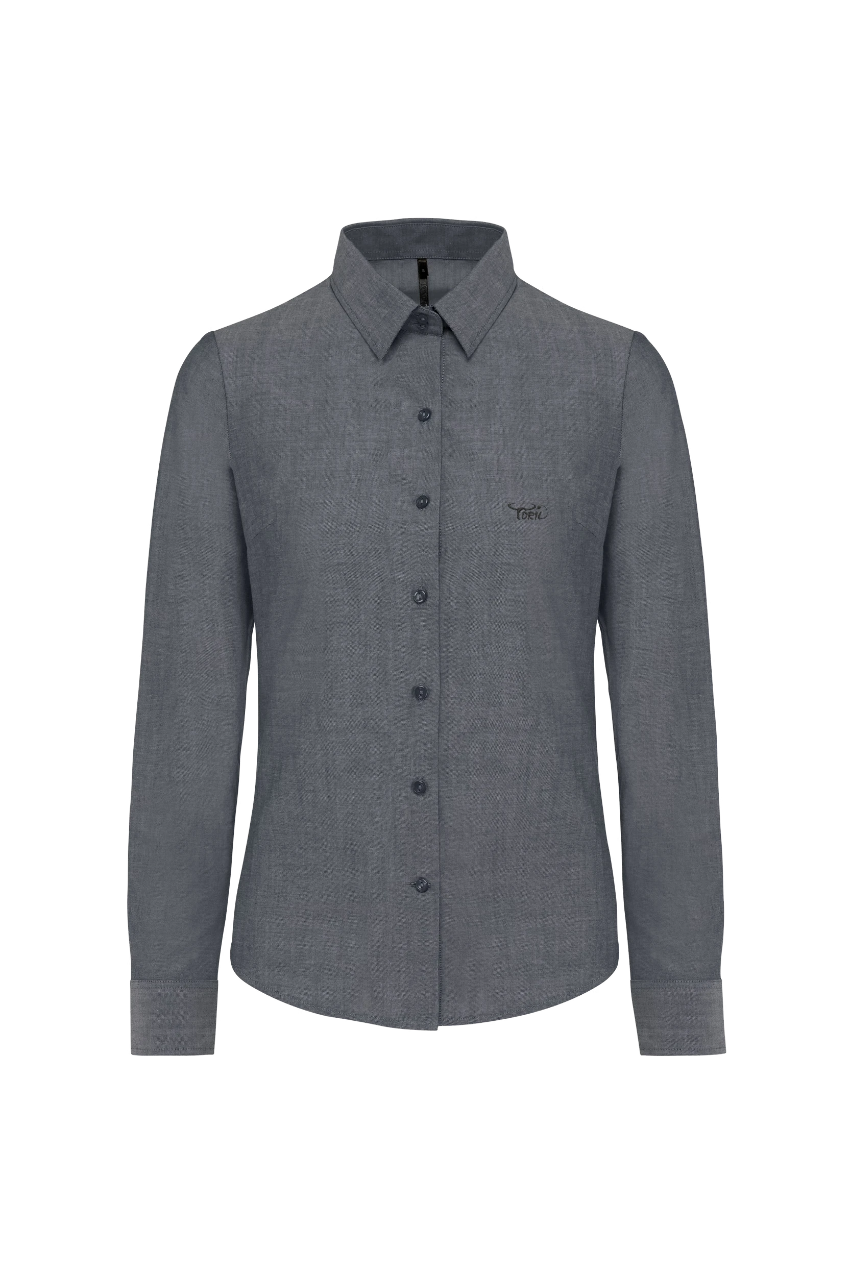 Chemise oxford manches longues marine foncé