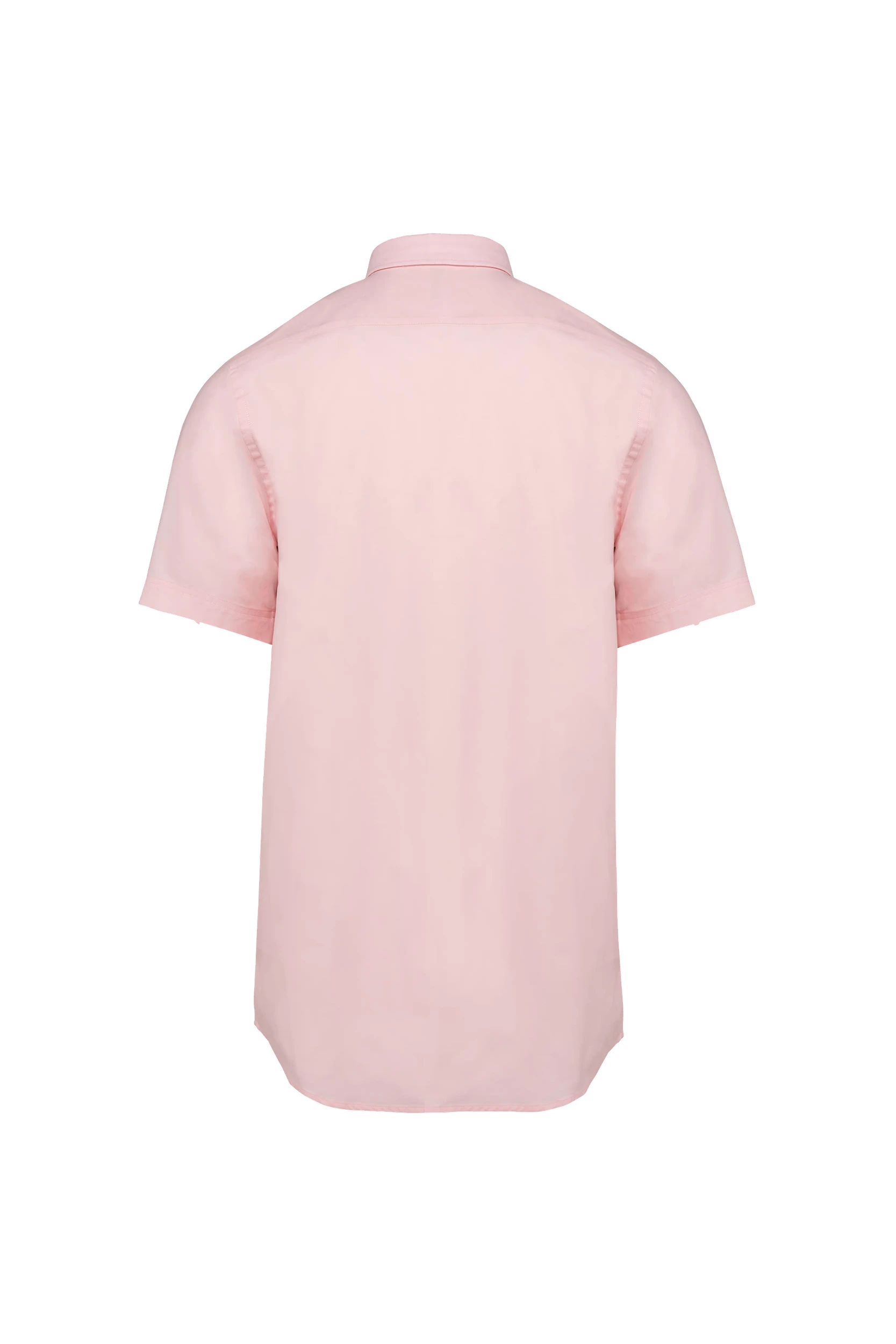 Chemise Oxford manches courtes rose pâle